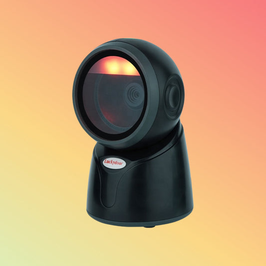 L600E Hands Free 2D QR Code Reader Omnidirectional Barcode Scanner With USB Cable