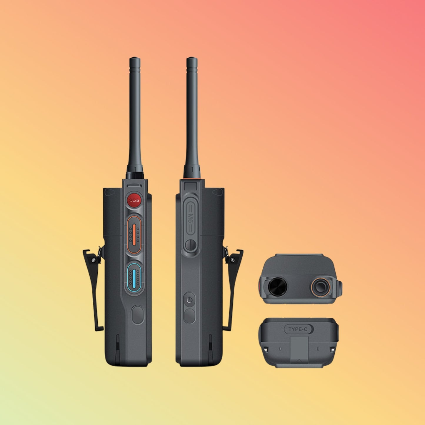 UNIWA P8 Android 14 IP68 Waterproof 5000mAh Battery NFC Smart Zello Mobile Walkie Talkie