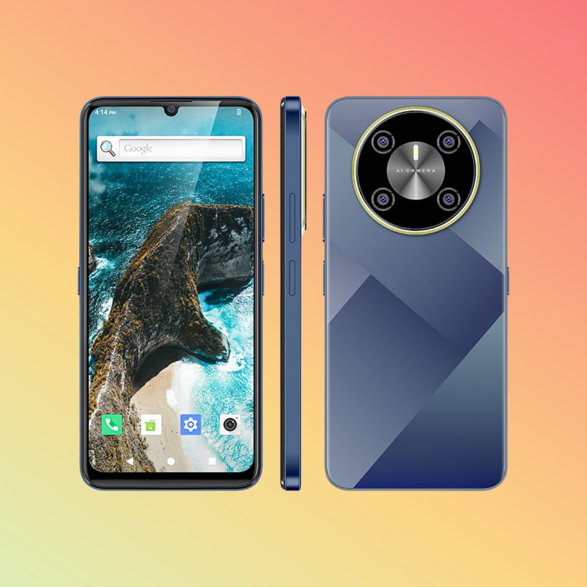 NR6745 6.7 Inch Screen Android 15 Fashion 5G Mobile Phone OEM Smartphone