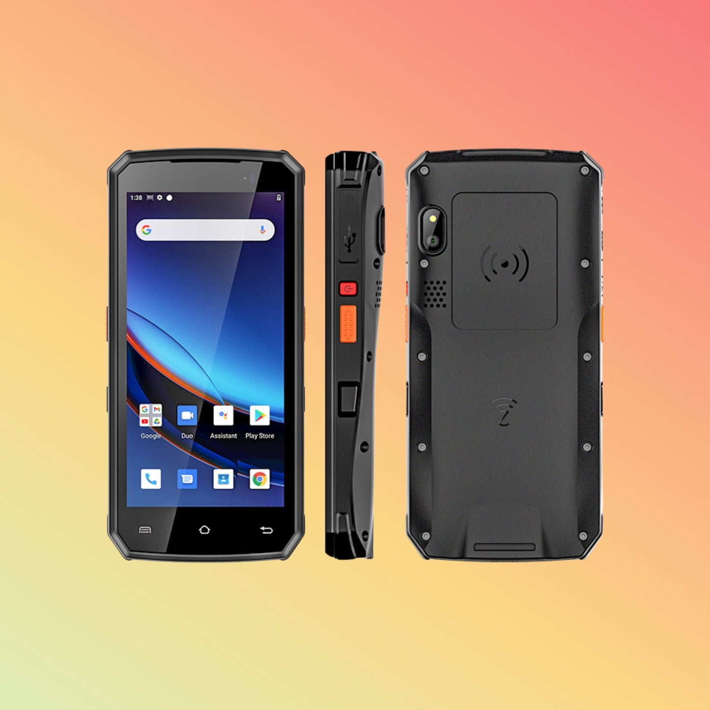 UNIWA M580S Handheld Mobile Device Industrial Rugged PDA Android with Barcode Scanner