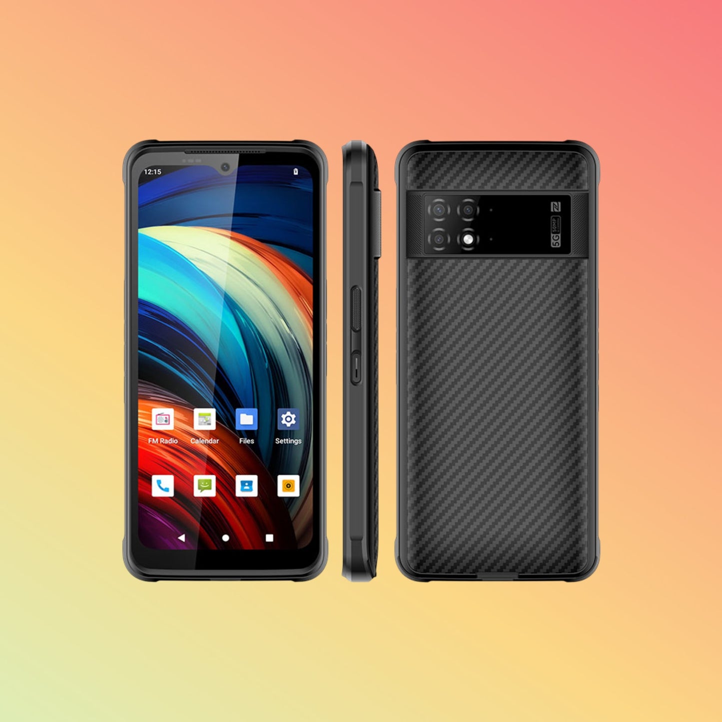 NR6510 6.52 Inch Android Fast 5G Rugged Smartphone with Removable Battery and NFC