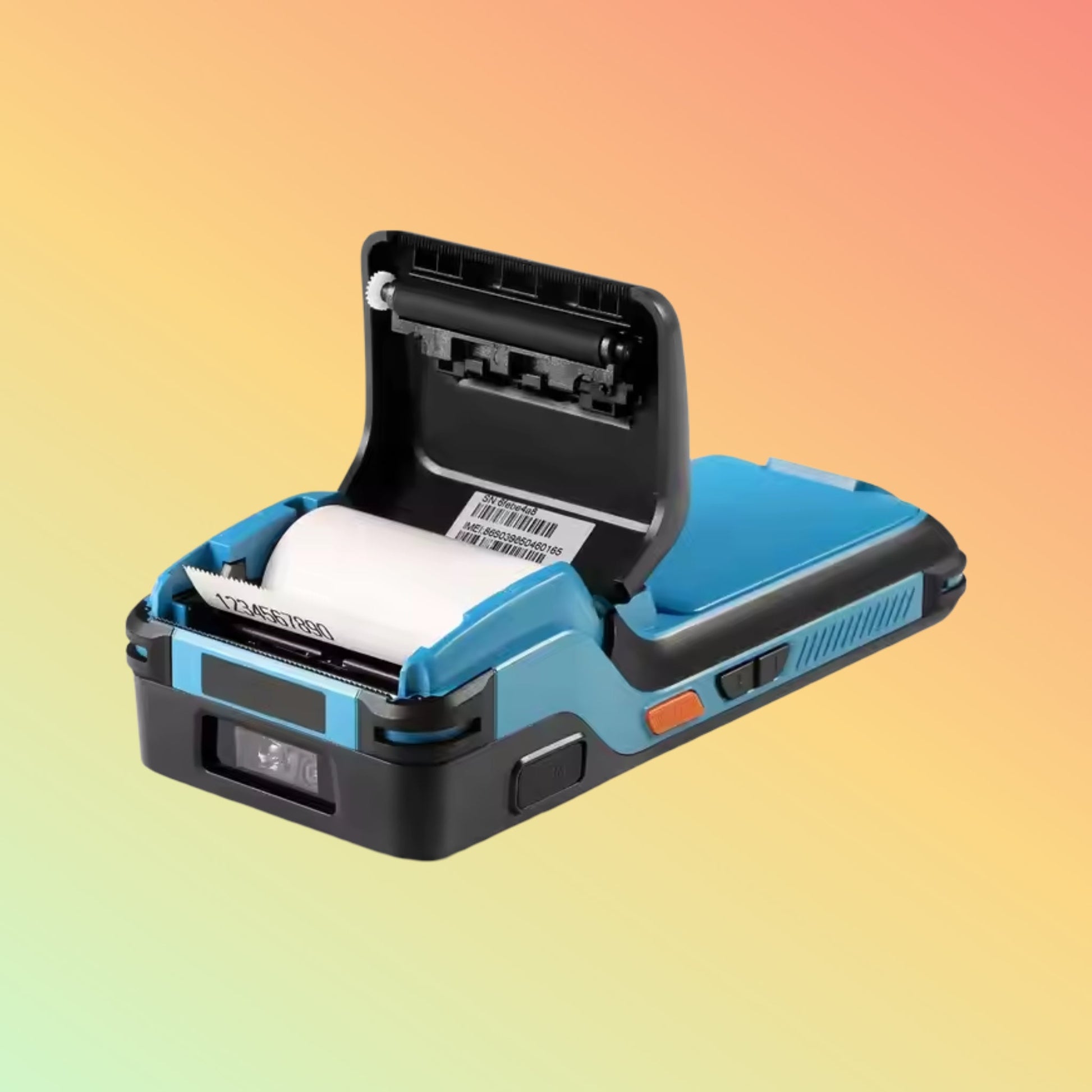 Android 13 PDA POS with 58mm Receipt Printer & Bluetooth/WiFi
