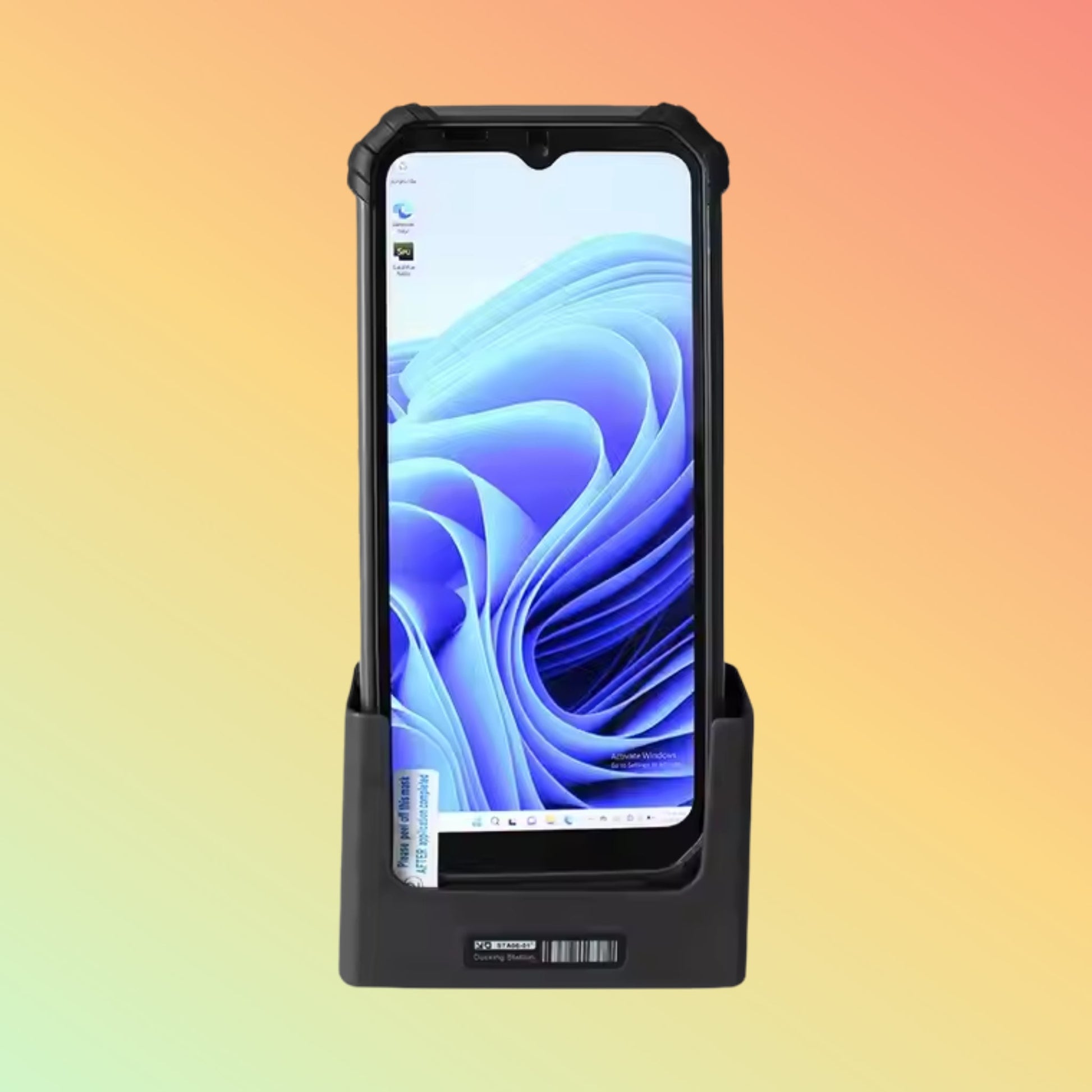 Rugged Windows 11 PDA with Dock & Barcode Scanner for Inventory
