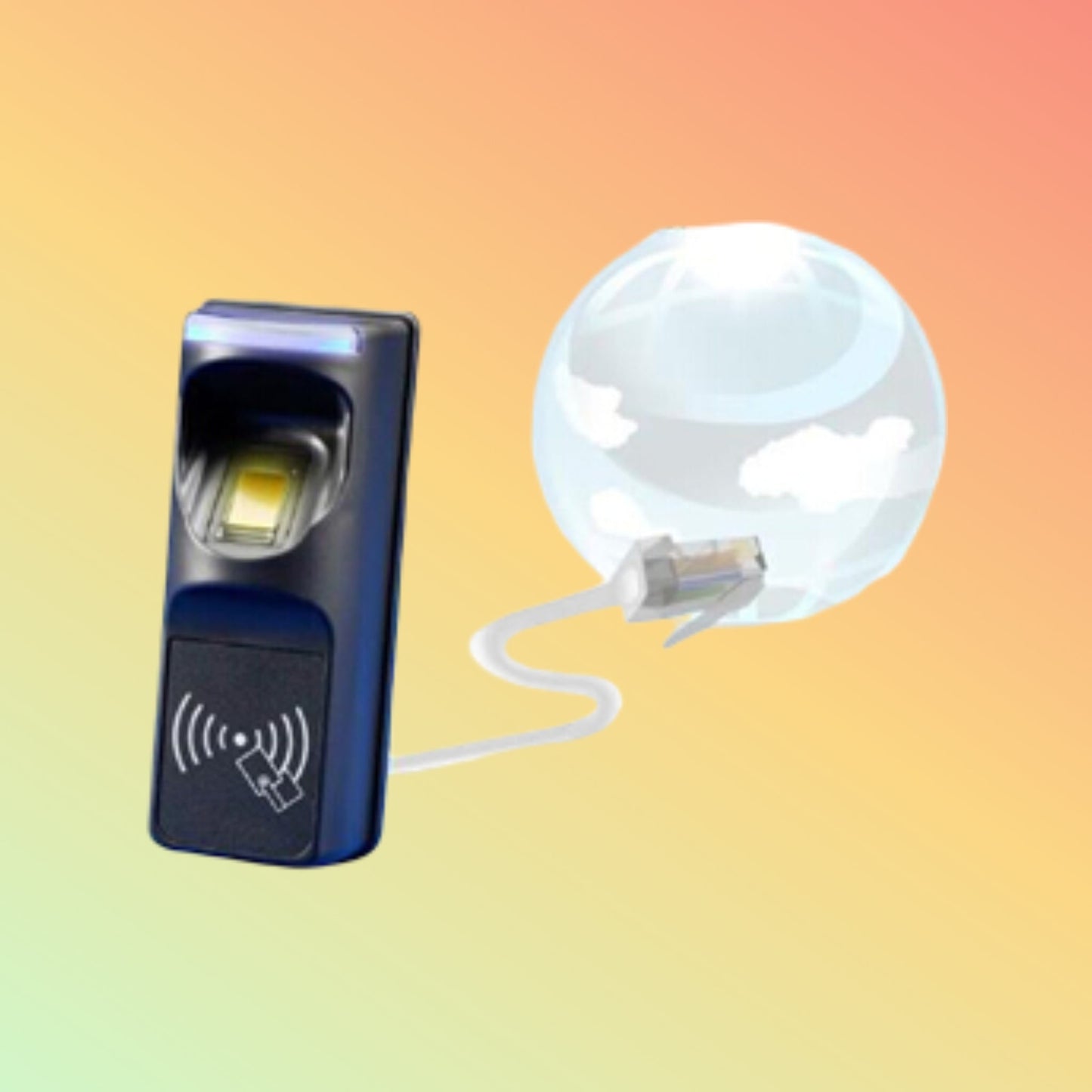 rfid 13.56 MHz high frequency RFID fingerprint reader, ID card reader