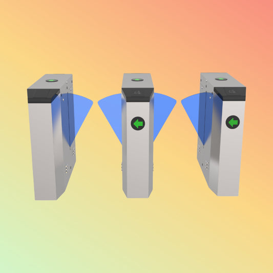 BYX Smart Security Turnstile Mechanism Flap Barrier Gate
