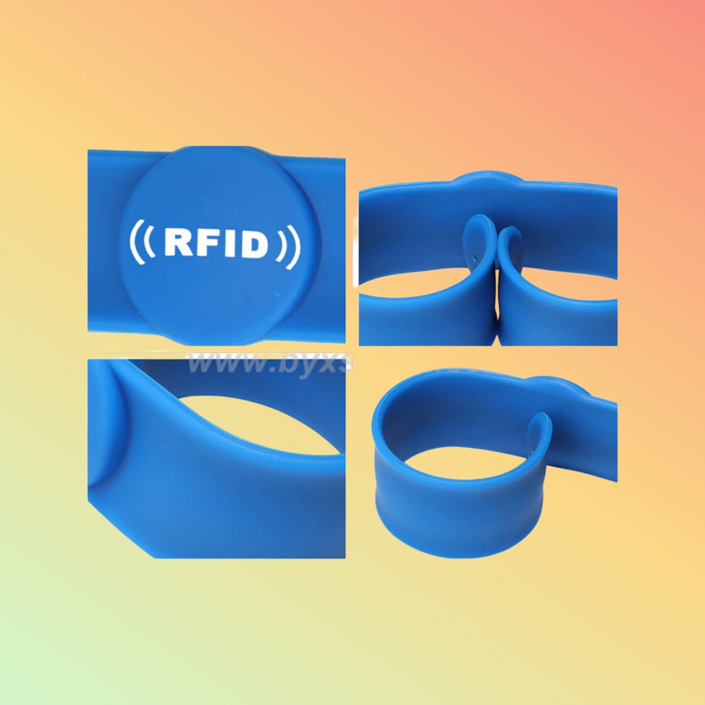 BYX Smart Pat Wristband RFID Slap Bracelet