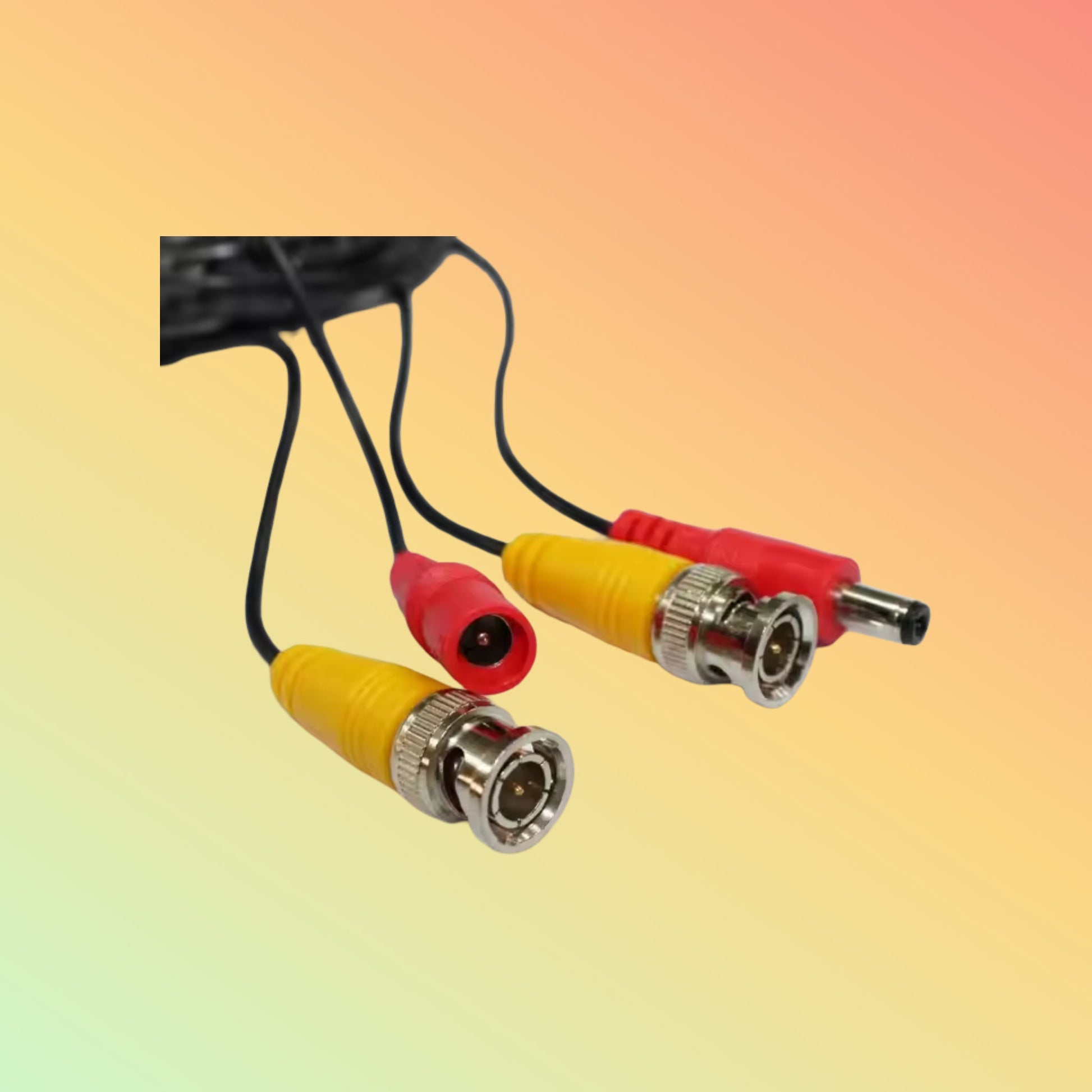Yaomatec RG59 BNC CCTV Camera Cable with DC Power, 5m