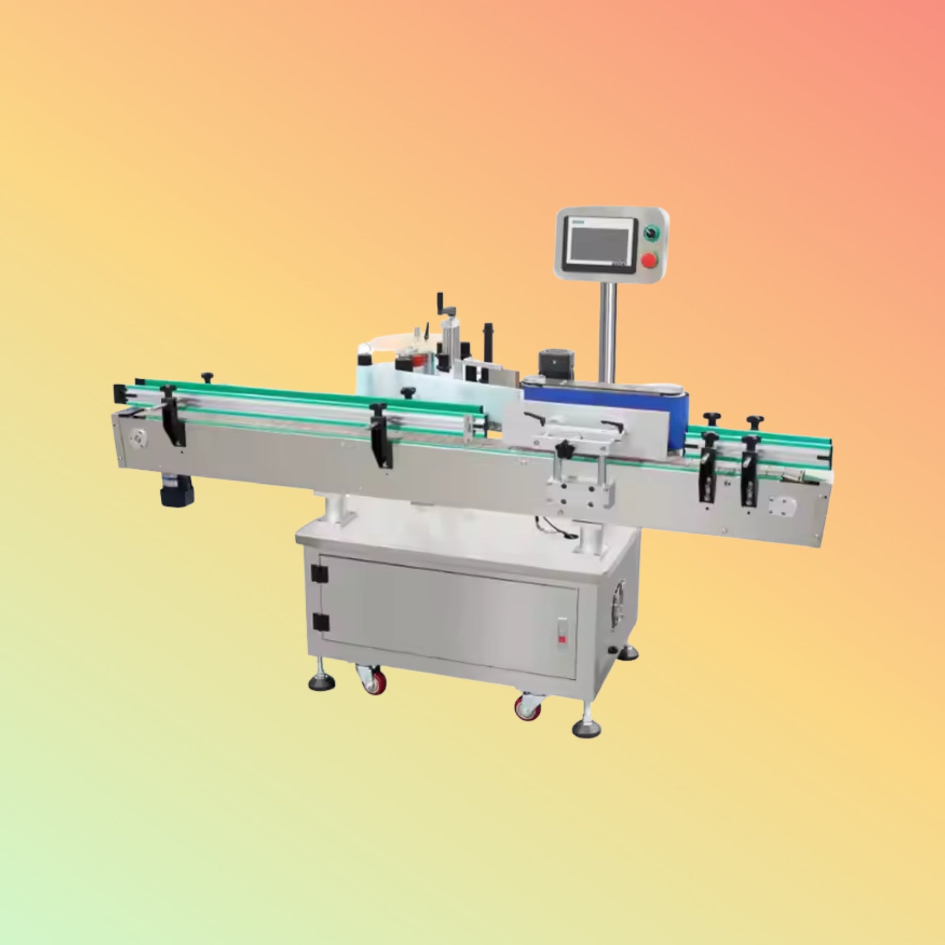 Yaomatec Round Bottle Labeling Machine for Food & Beverages
