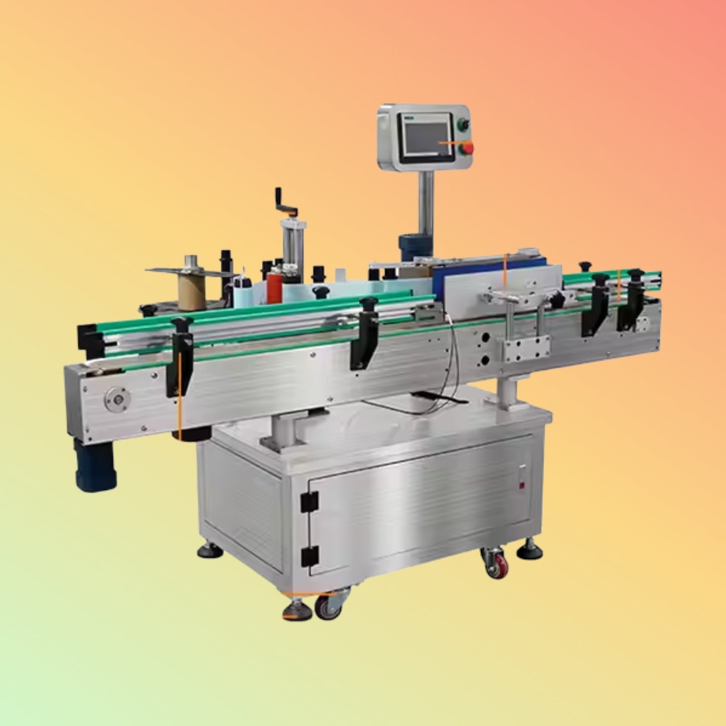 Yaomatec Round Bottle Labeling Machine for Food & Beverages