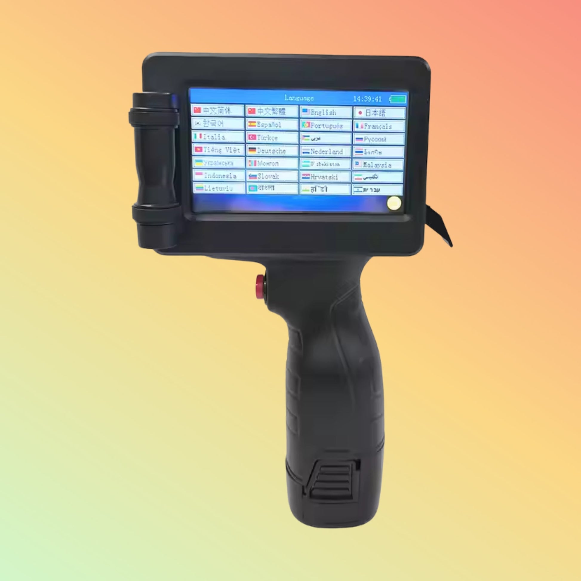Yaomatec 12.7mm Handheld Inkjet Printer for Barcode Date Logo Label