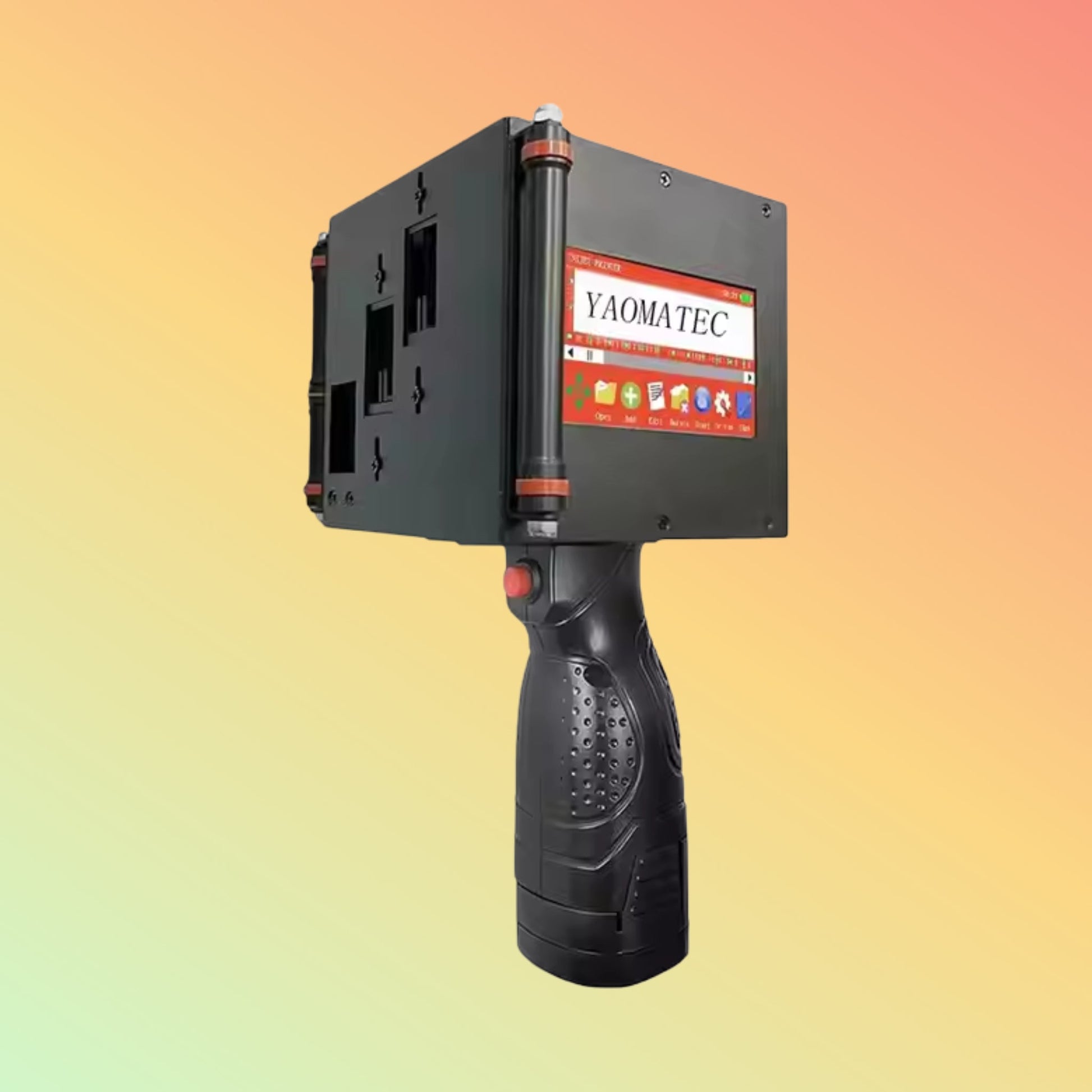 Yaomatec 5cm Handheld Inkjet Printer for Date, Logo & Barcode