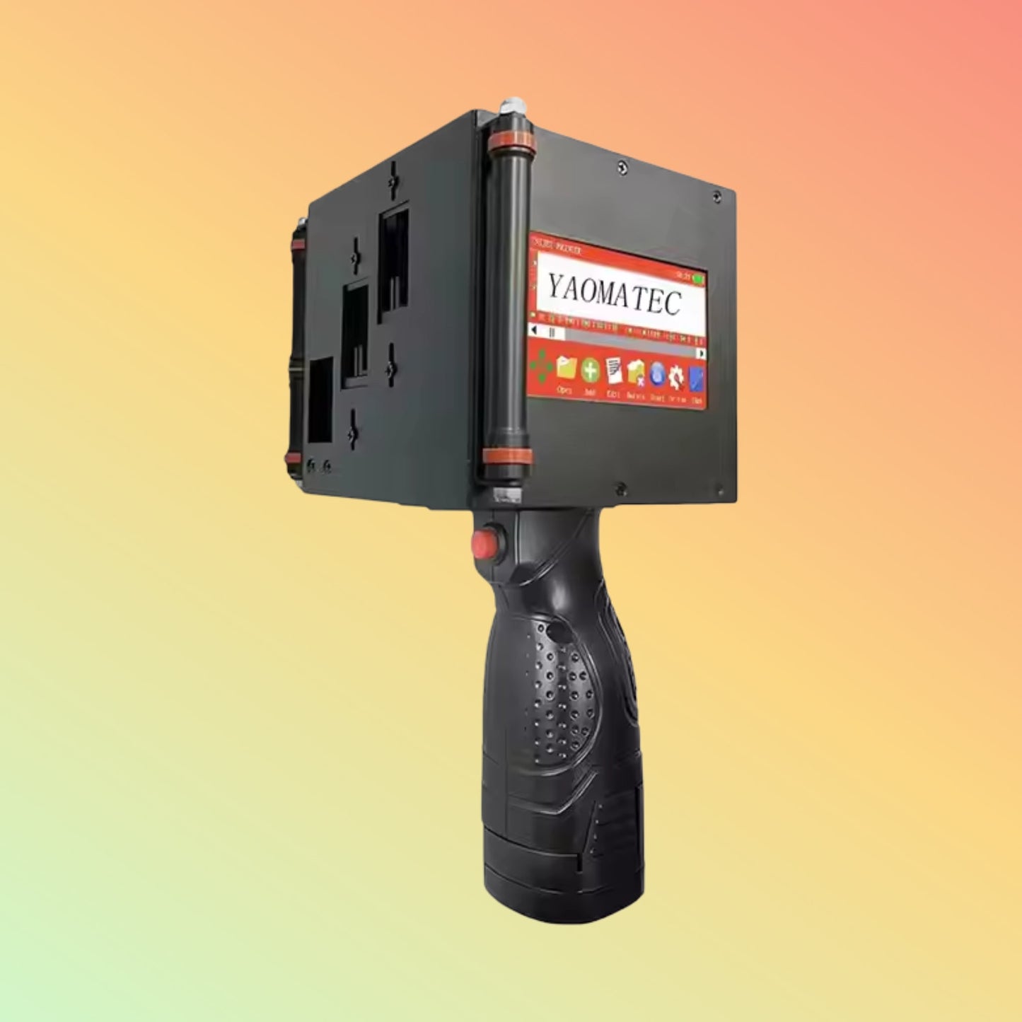 Yaomatec 76.2mm Handheld Inkjet Printer for Date, QR & Logo