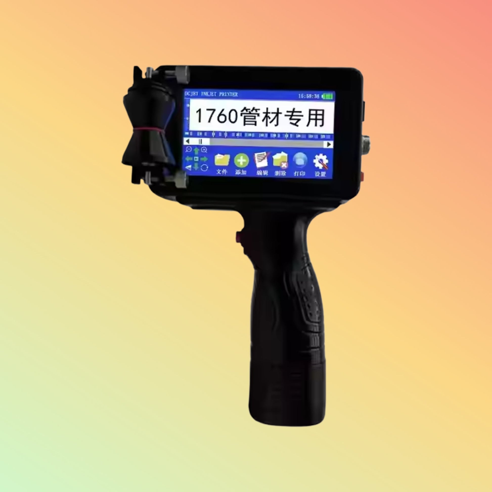 Yaomatec Handheld Digital Inkjet Printer for Date & Batch on Pipes