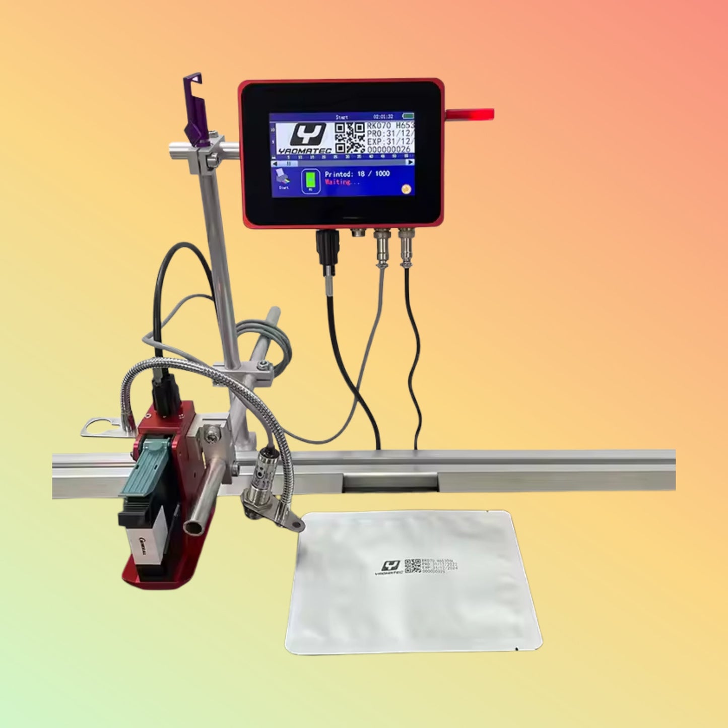 Yaomatec TIJ Inkjet Printer for Variable Data & 25.4mm Large Characters