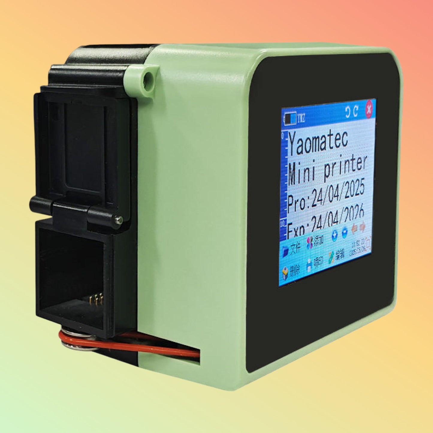 Yaomatec Mini Handheld Inkjet Printer for Expiry Date