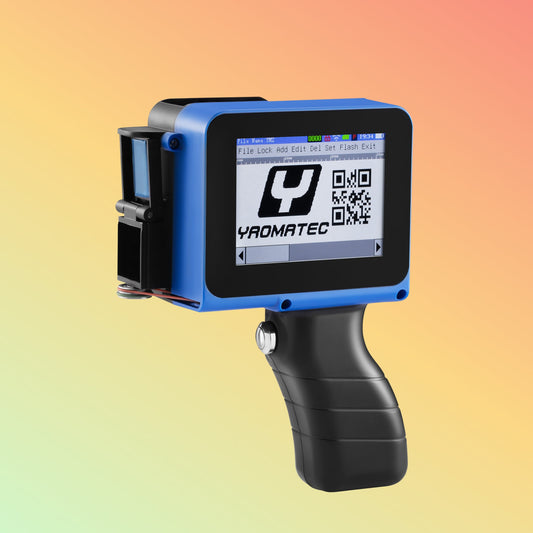 Portable Mini Handheld 12.7mm QR Barcode Date Logo Expiry Inkjet Printer