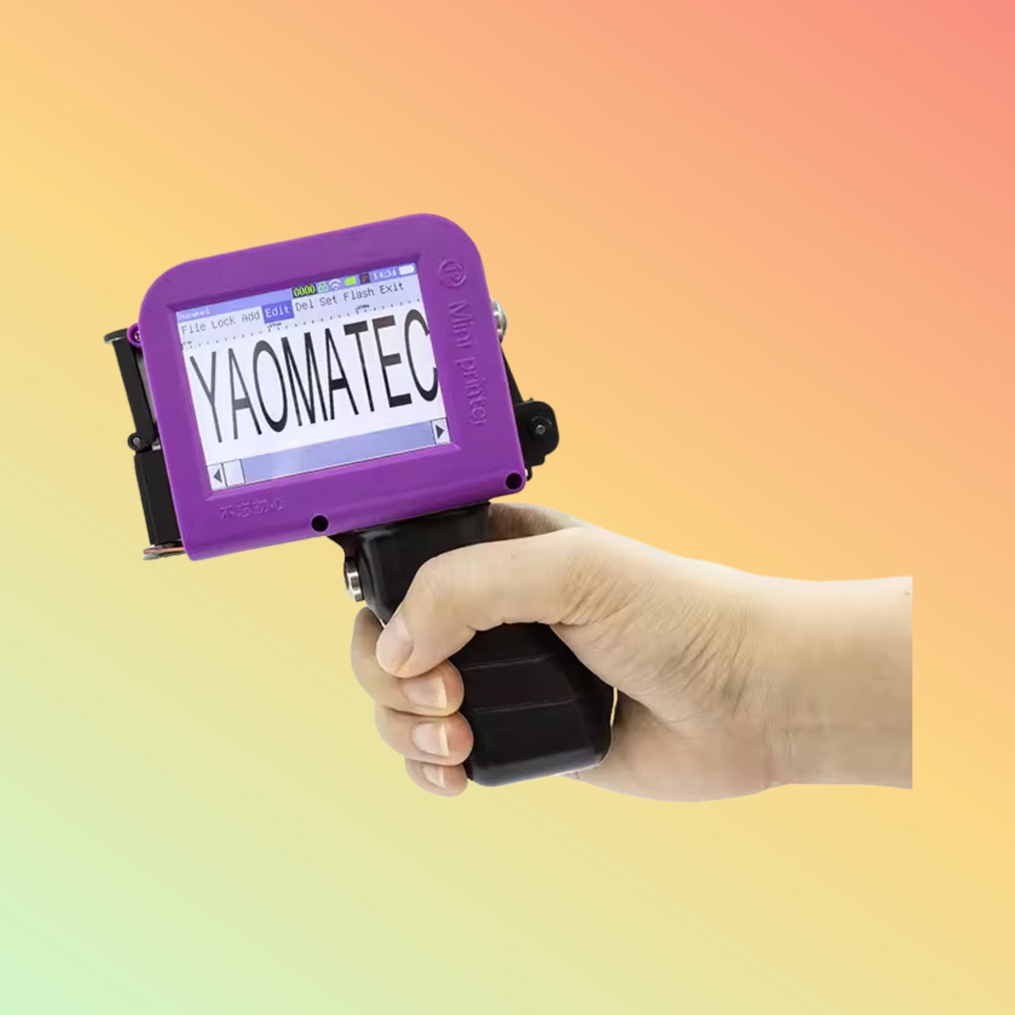 Yaomatec Mini WiFi Handheld Inkjet Printer for Date & Logo