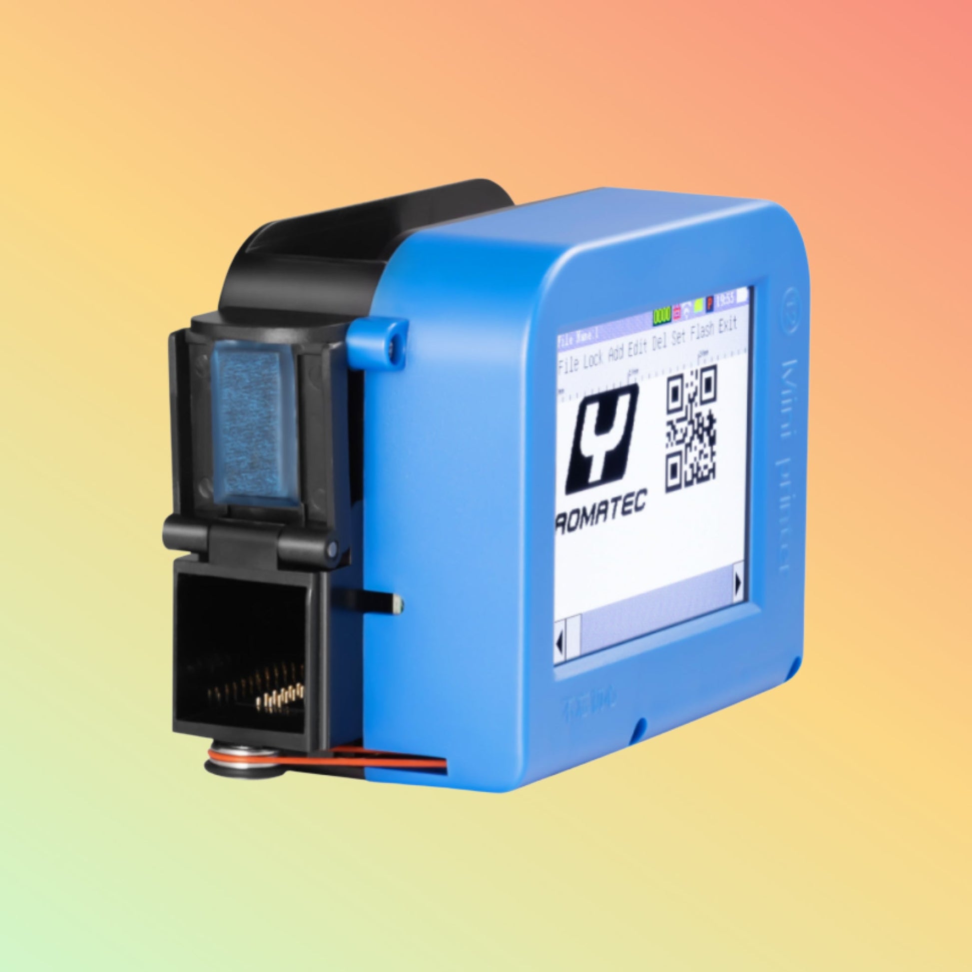 Yaomatec 12.7mm Handheld Mini Inkjet Printer for Stickers & Expiry Date