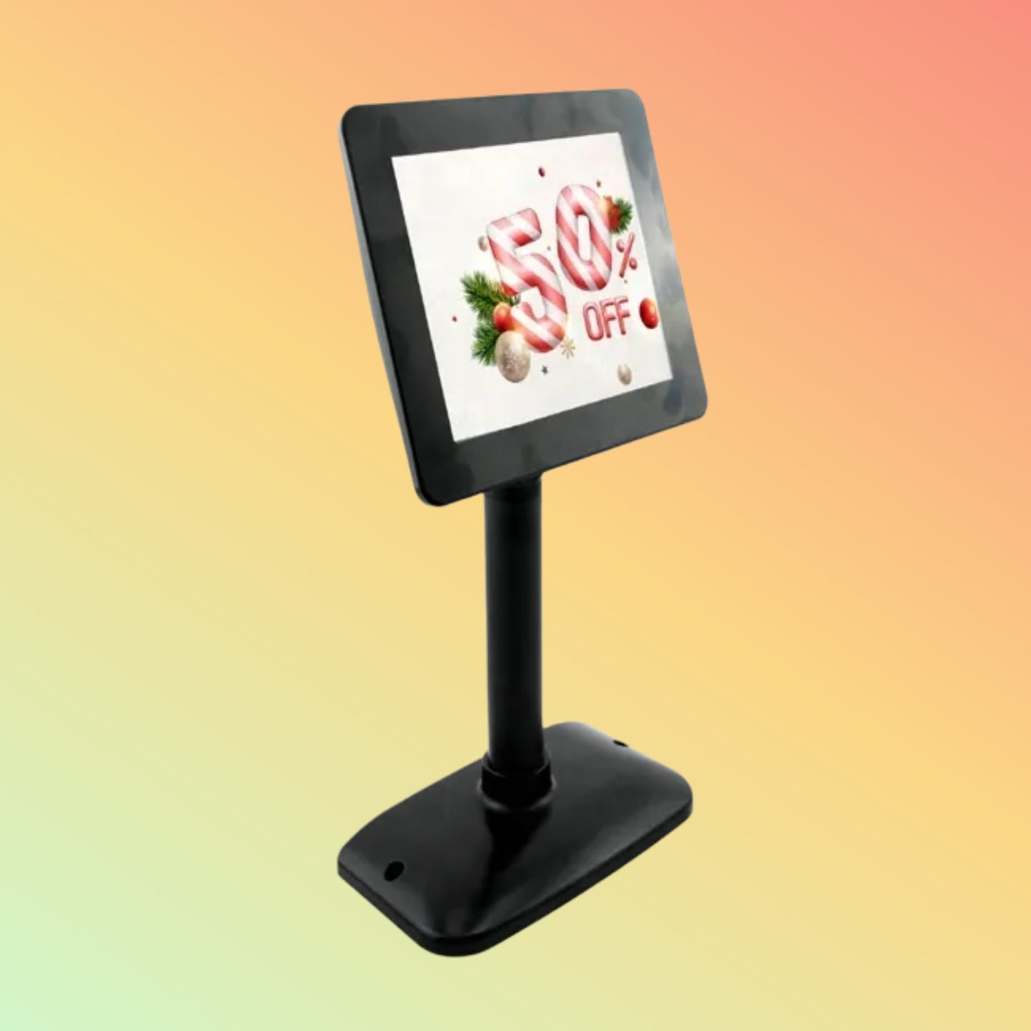 CARAVPOS 8-Inch USB LCD Customer Display Pole Monitor VESA Mount NEOTECH® UAE