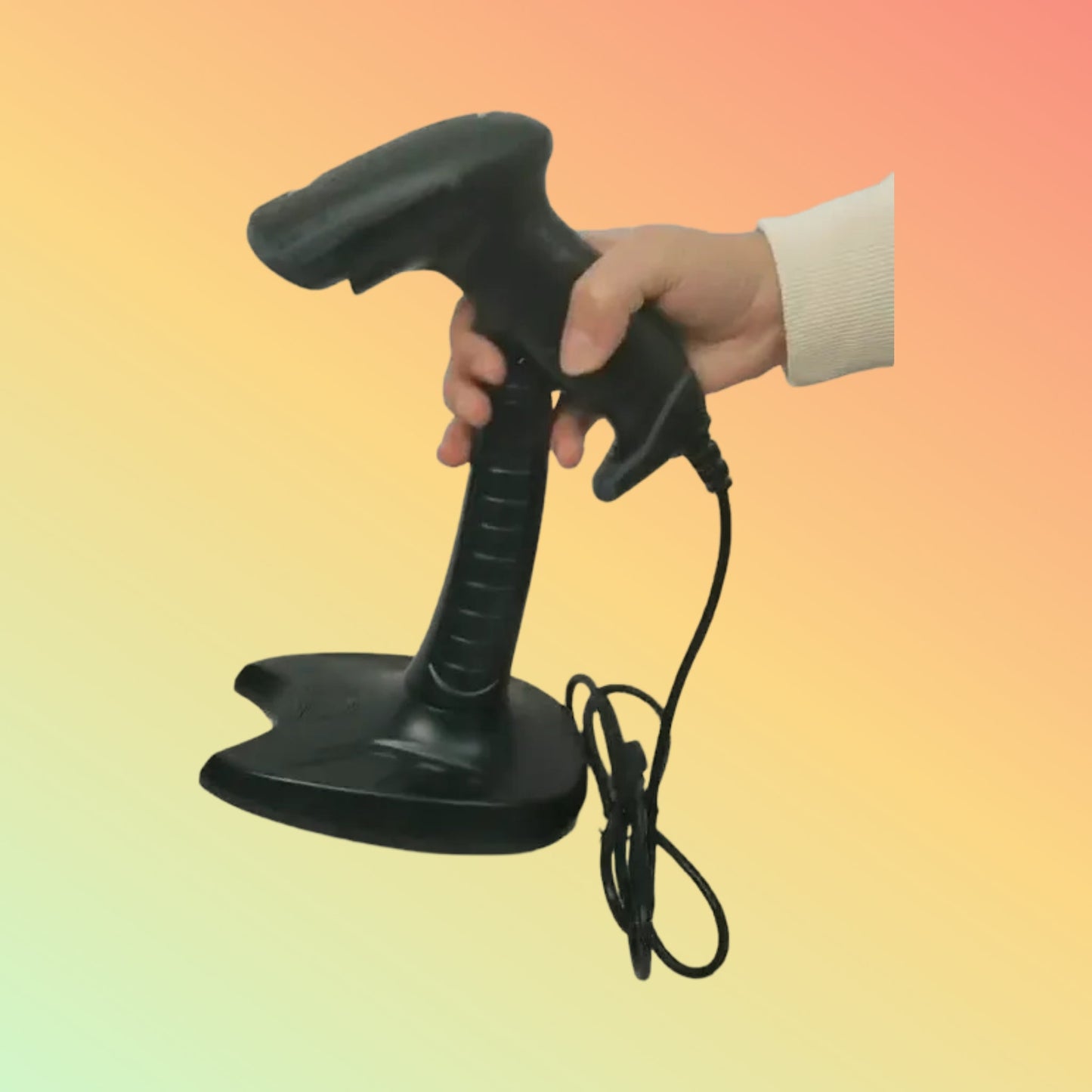 CARAVPOS USB Barcode Scanner – Wired 1D Reader, Auto Scan