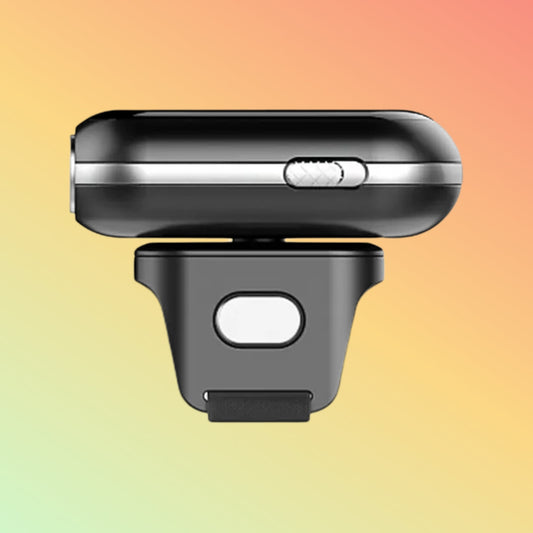 CARAVPOS Mini Finger Ring Wireless Barcode Scanner for Retail/POS