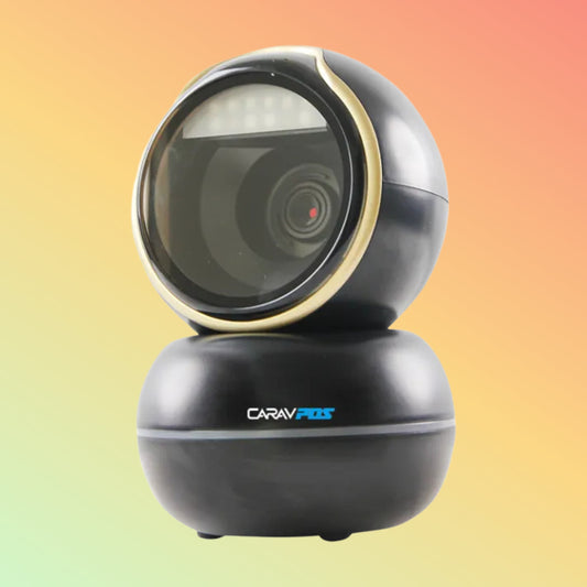 CARAVPOS Hands-Free Barcode Scanner with Auto-Sensing & Mount