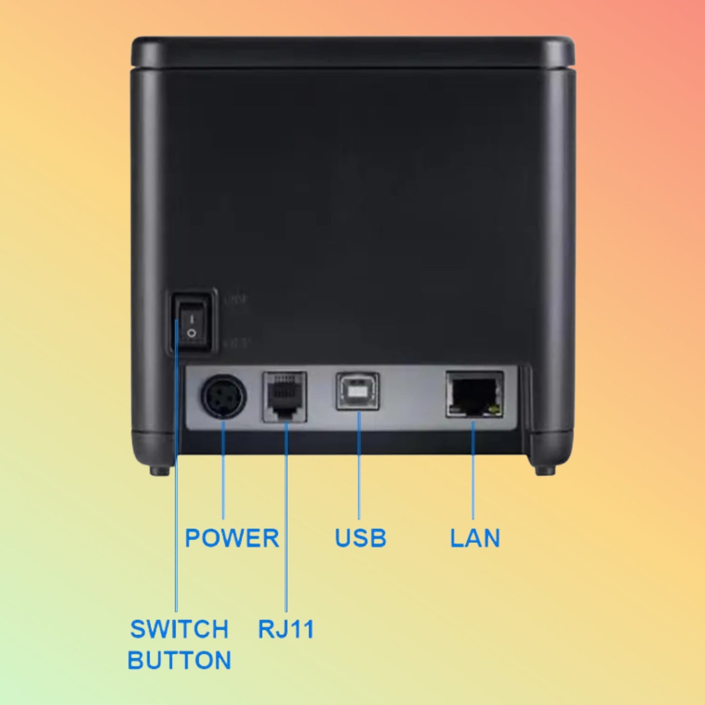 CARAVPOS 80mm Budget Thermal POS Printer – Personal Use