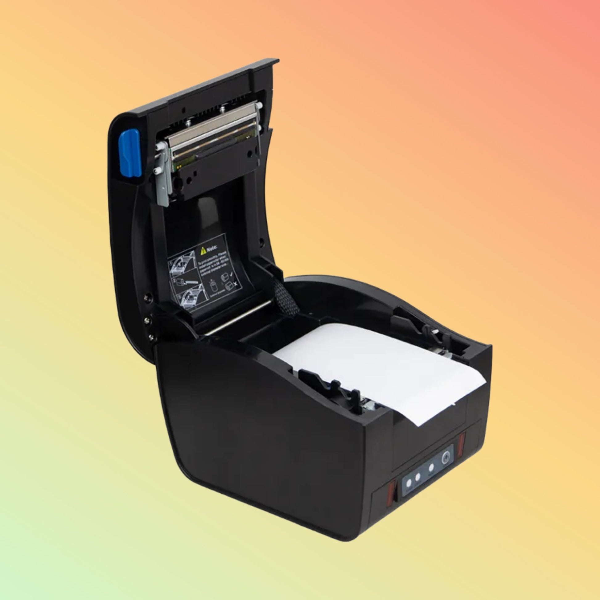 CARAVPOS 80mm Thermal Kitchen POS Printer USB/COM/LAN Front Exit