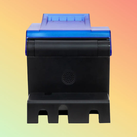 CARAVPOS 80mm Waterproof LAN Receipt Printer – Blue Cover for Kitchen