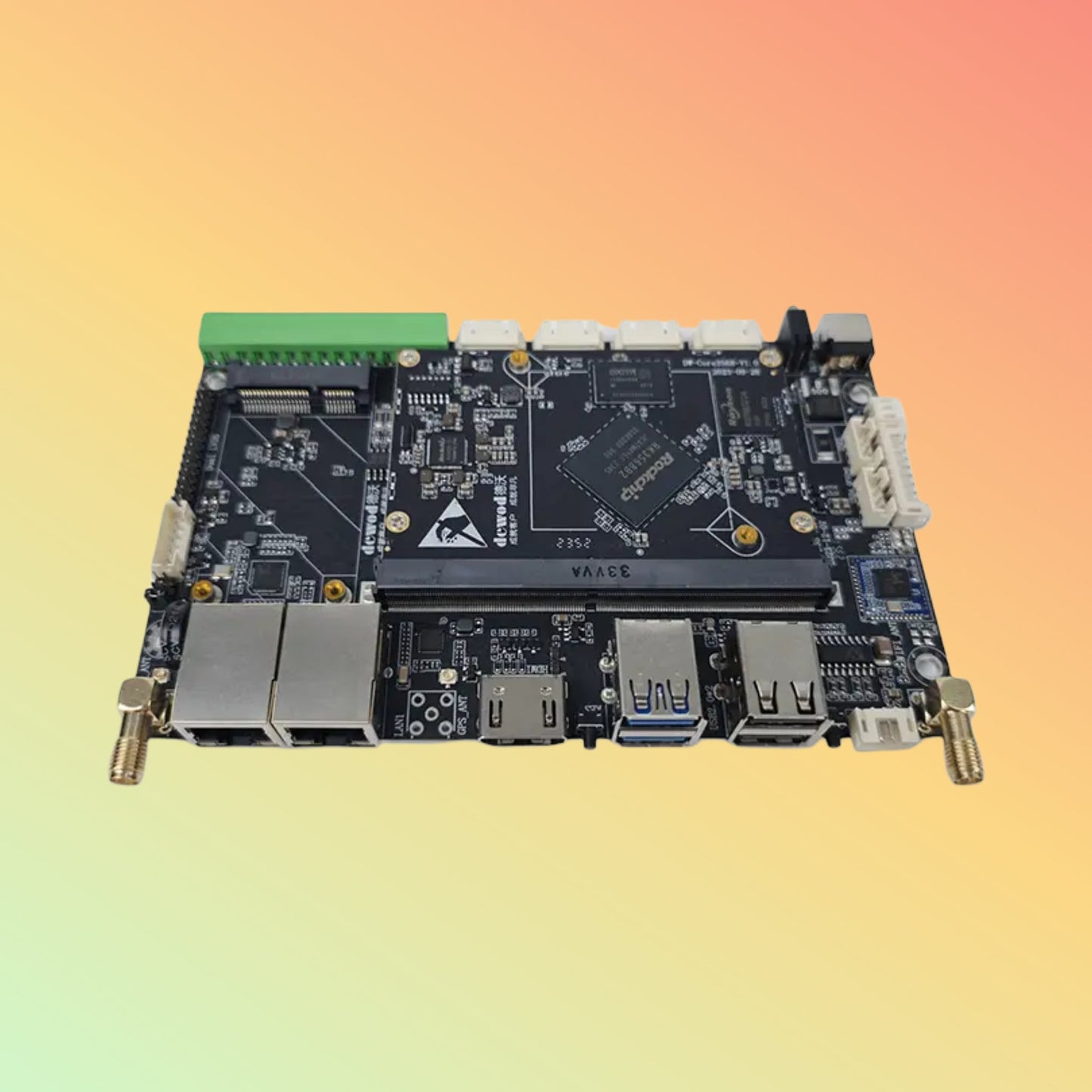 DEWOD D68 RK3568 4+32G Android Motherboard Debain 10 System