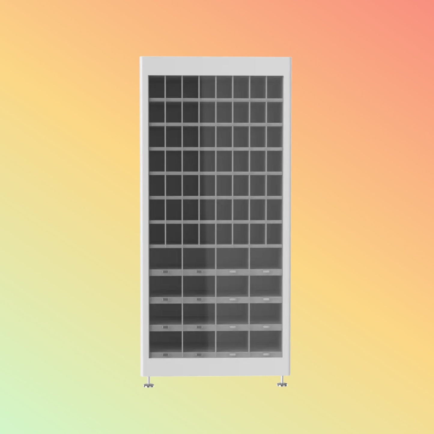 DEWOD DW-GZ-072 Locker Vending Machine, 72 Doors, Multi-Payment