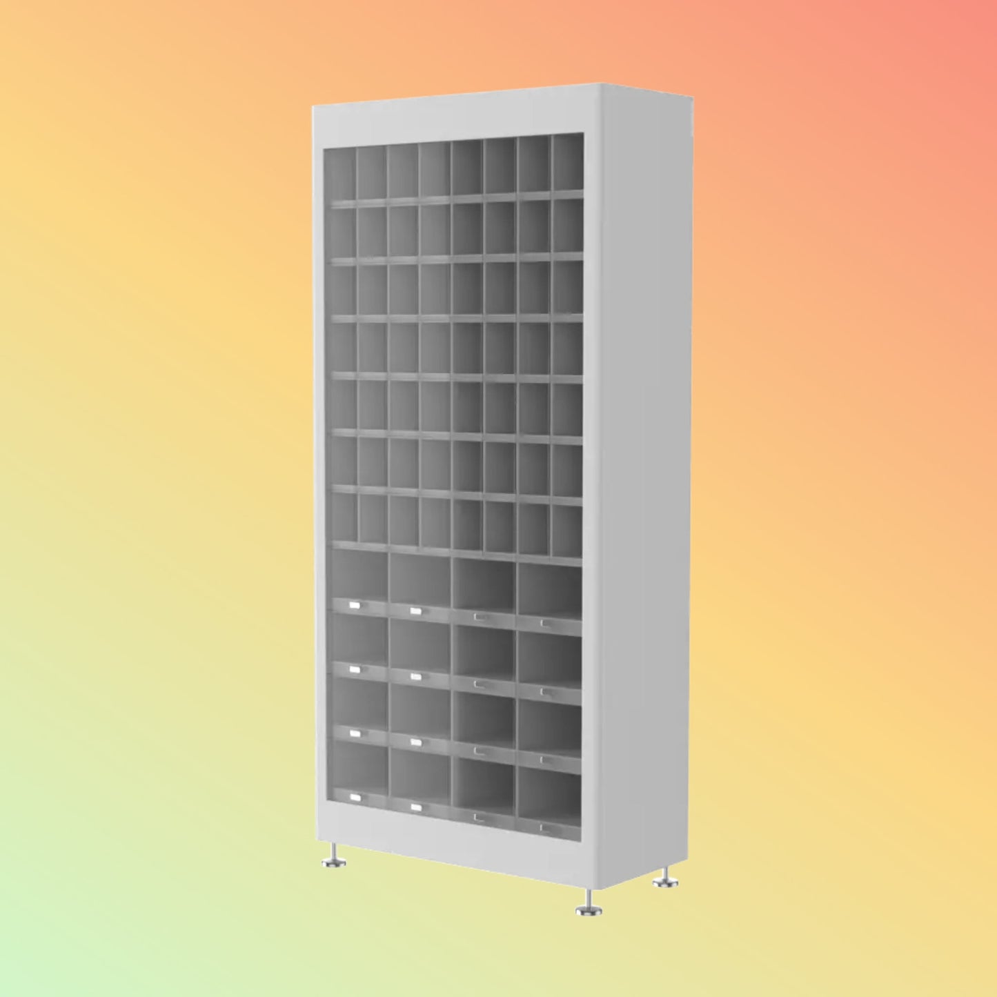 DEWOD Smart Locker Vending Machine, 40 Lockers, Customizable