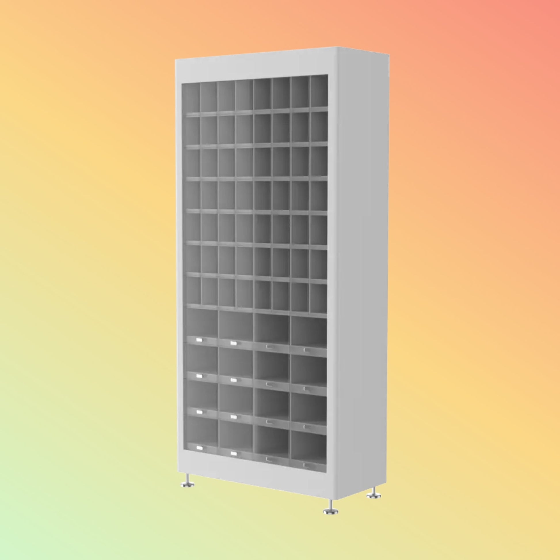 DEWOD Smart Locker Vending Machine, 40 Lockers, Customizable