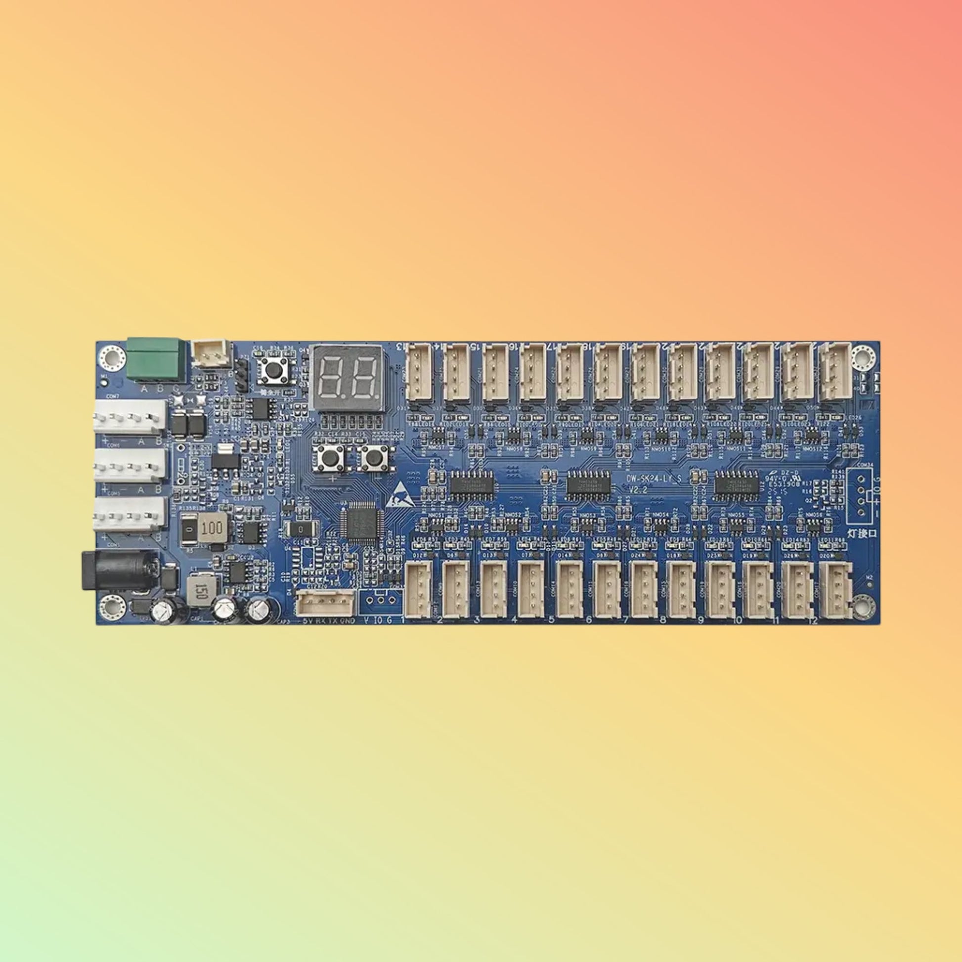DEWOD SK32-LY-S Smart Locker Controller Board, 12V/24V Charging