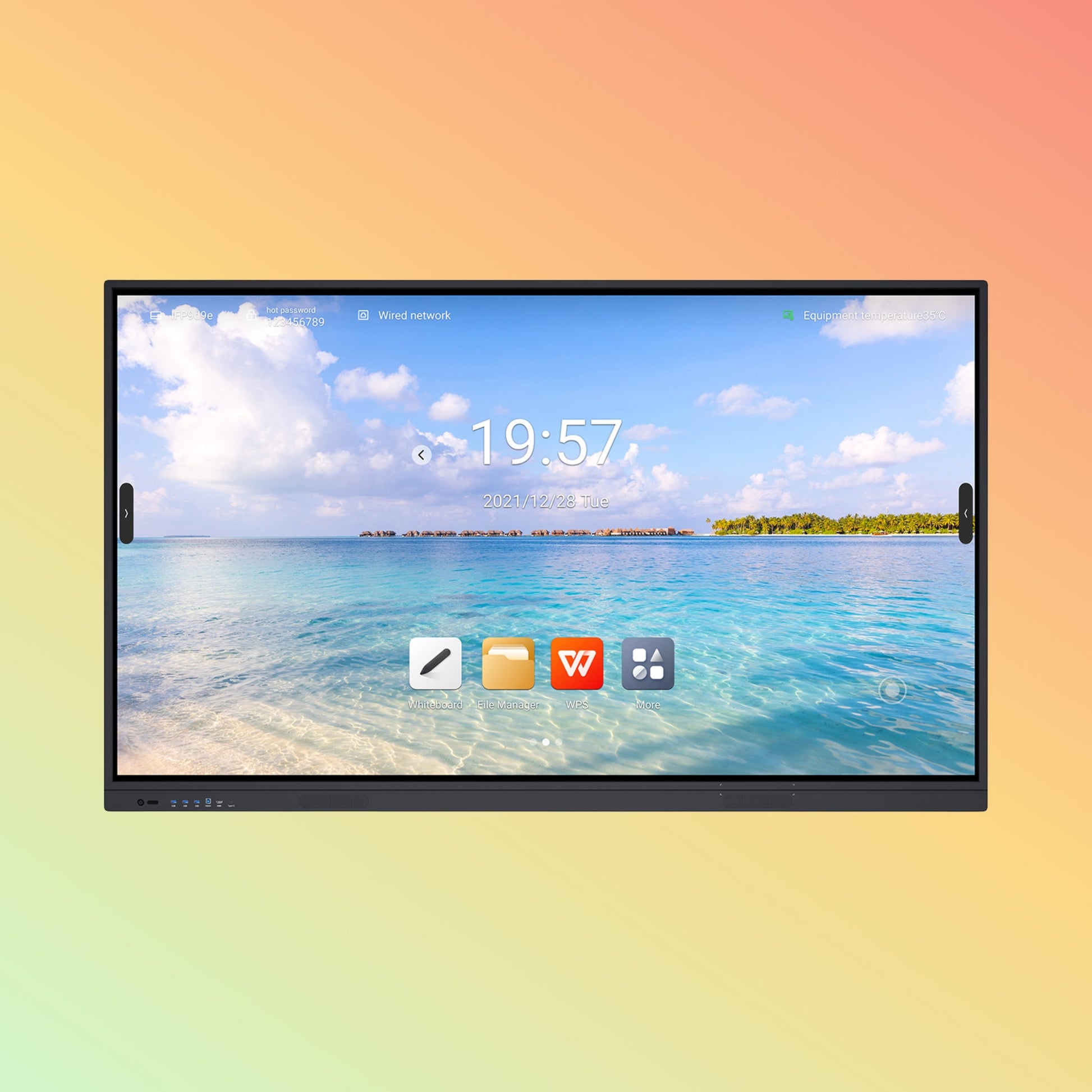 SMARTLINES Android 11 ST311D2-L  IR Interactive Flat Panel