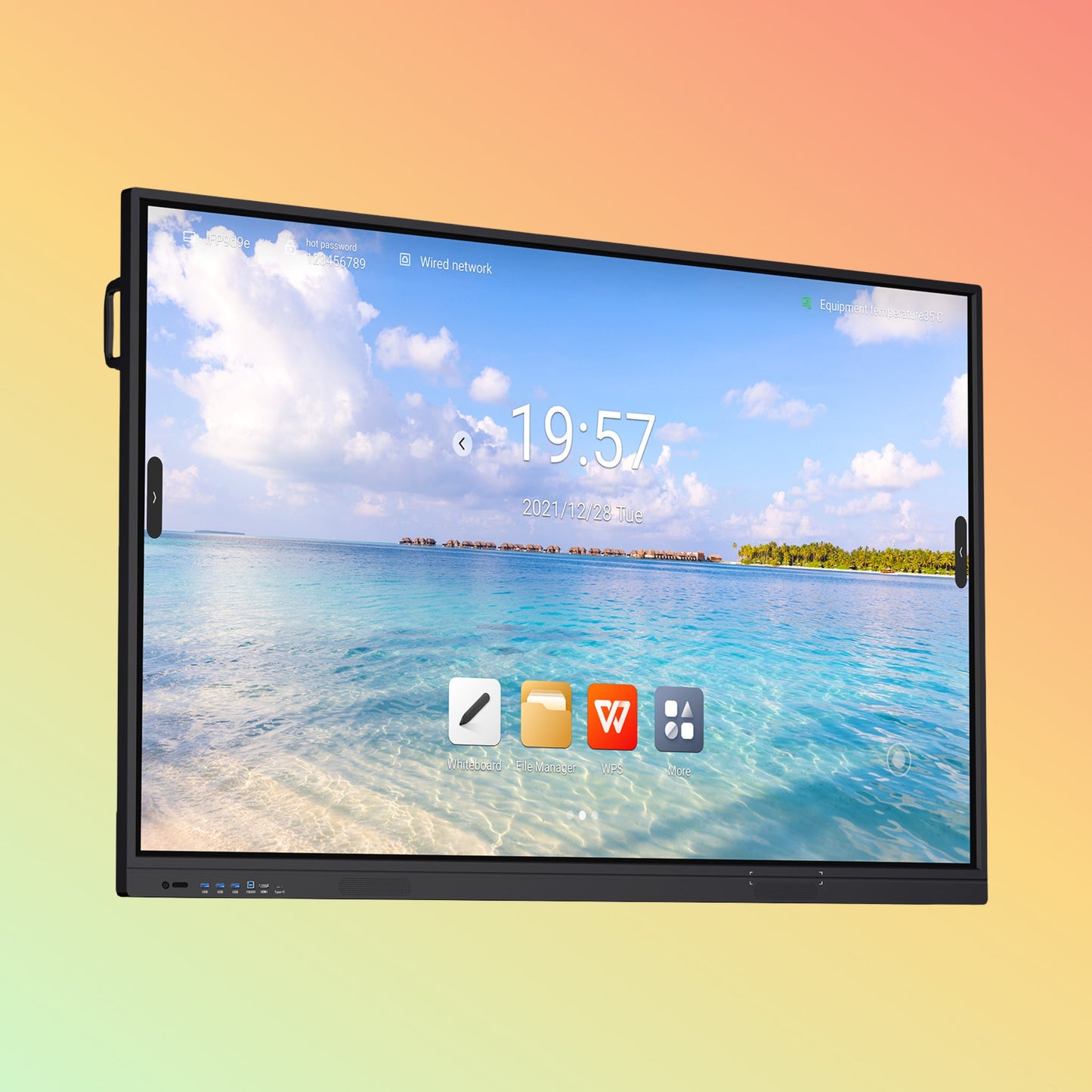 SMARTLINES Android 11 ST311D2-L  IR Interactive Flat Panel