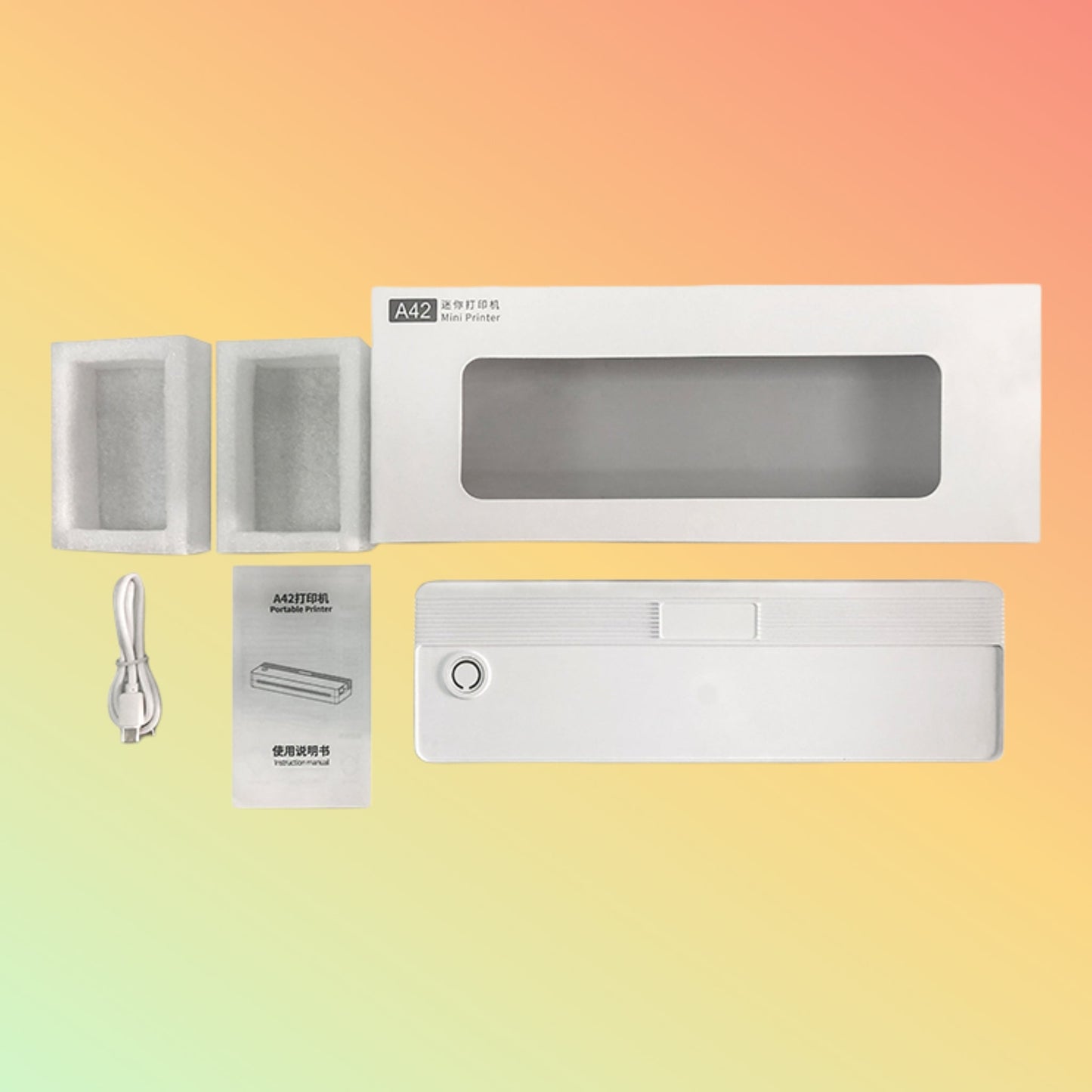 HZTZ A4XF Portable A4 Printer