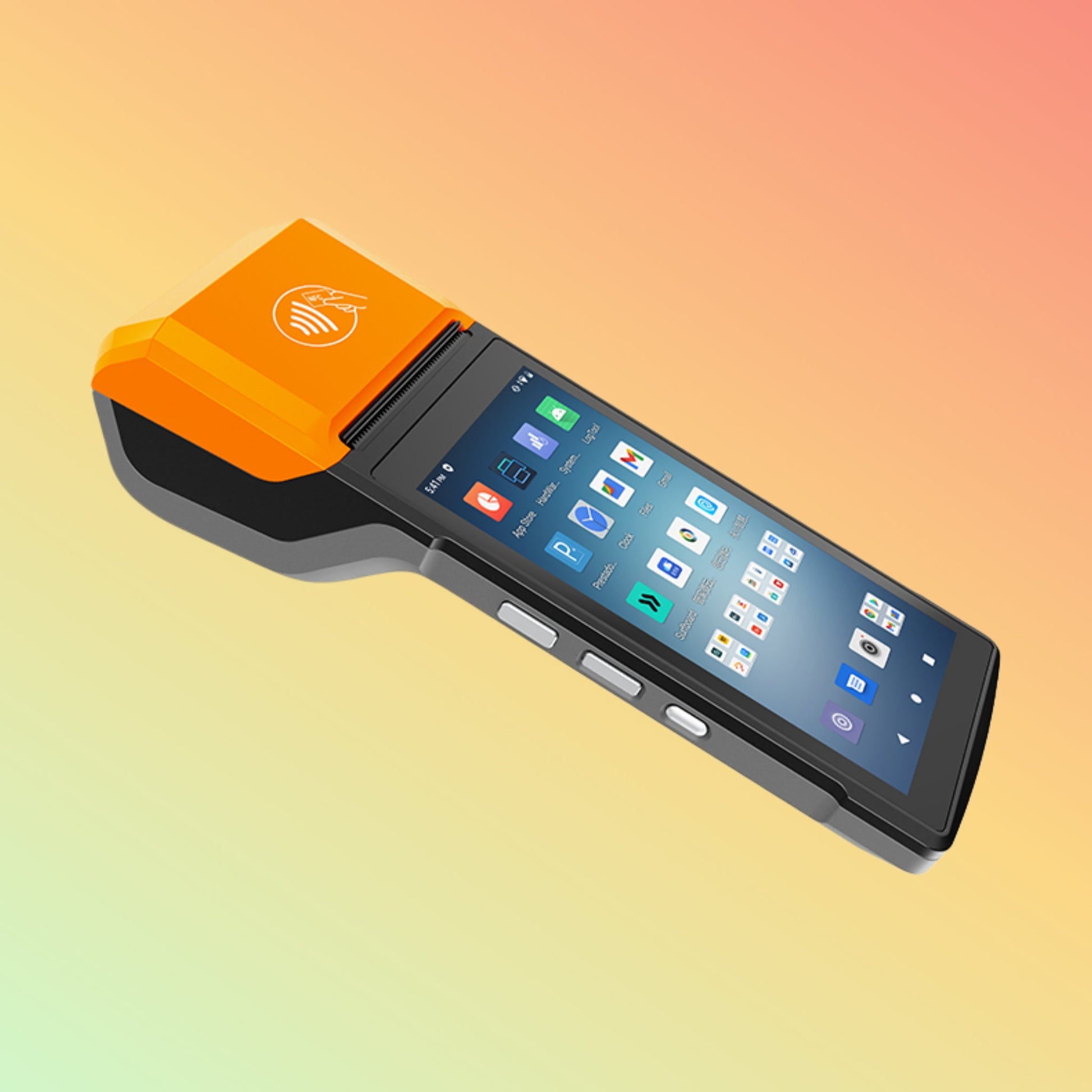 HZTZ H10 Handheld Android POS Terminal with Printer & Scanner | NEOTECH® UAE