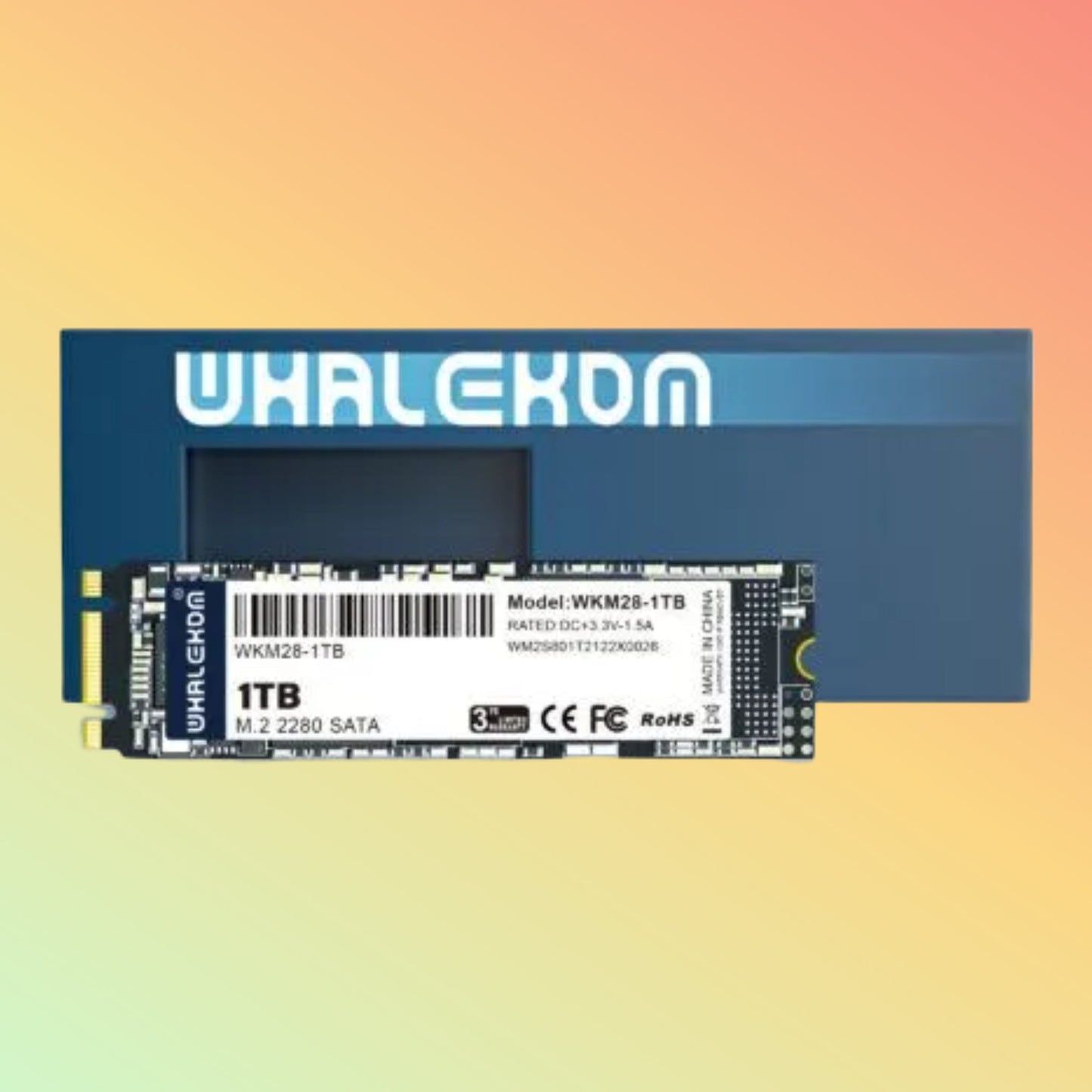 WHALEKOM WKM28 – M.2 SATA 2280 SSD – 1TB Solid State Drive