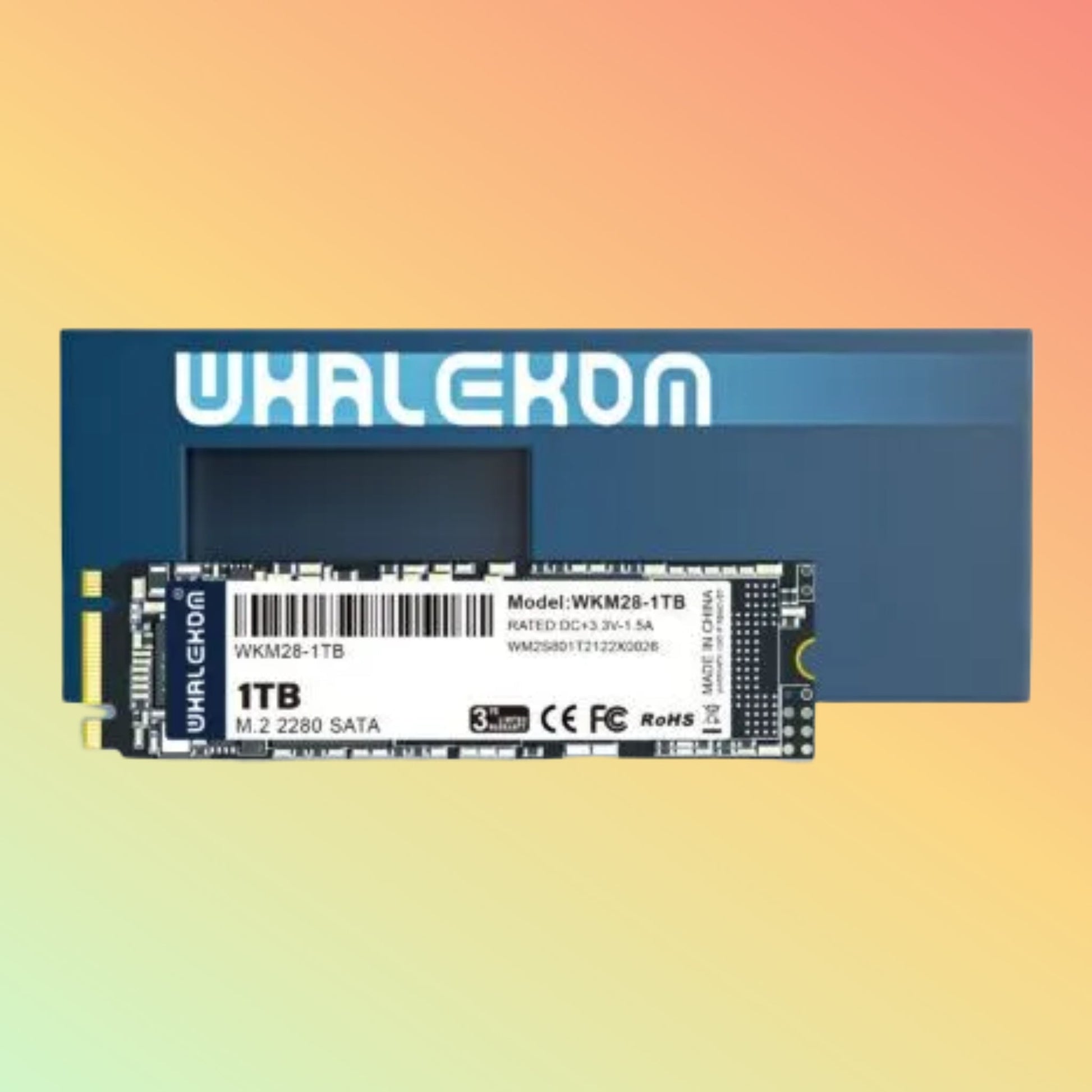 WHALEKOM WKM28 – M.2 SATA 2280 SSD – 1TB Solid State Drive