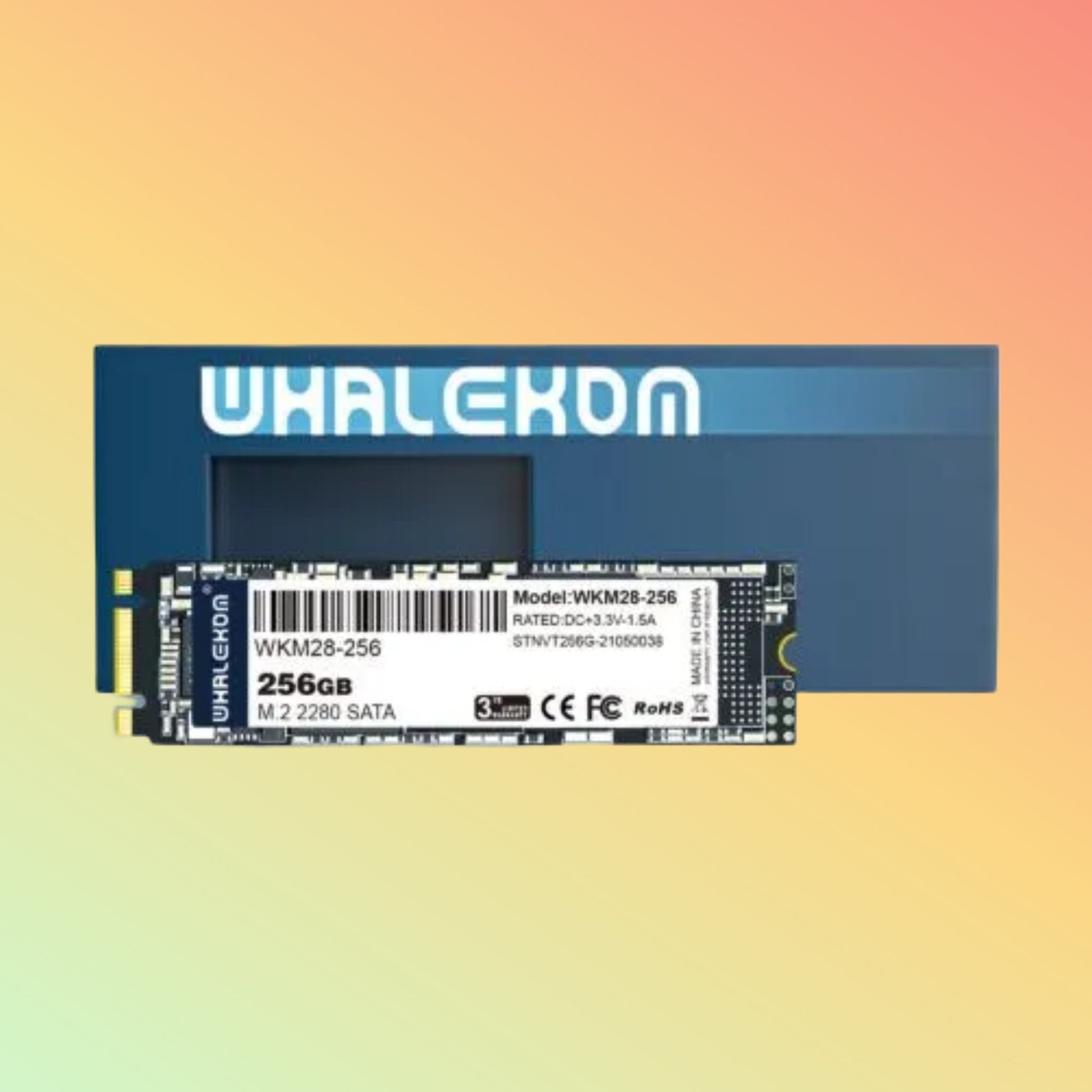 WHALEKOM WKM28 – M.2 SATA 2280 SSD – 256GB Solid State Drive