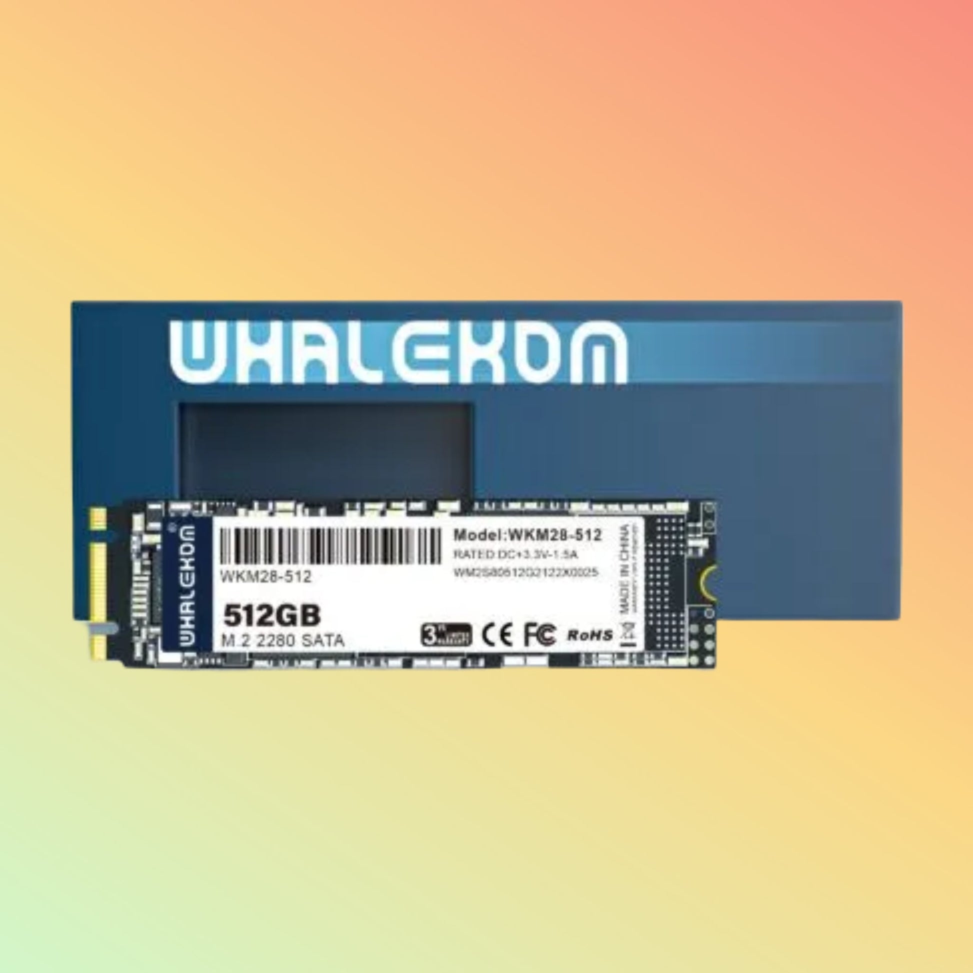WHALEKOM WKM28 – M.2 SATA 2280 SSD – 256GB Solid State Drive