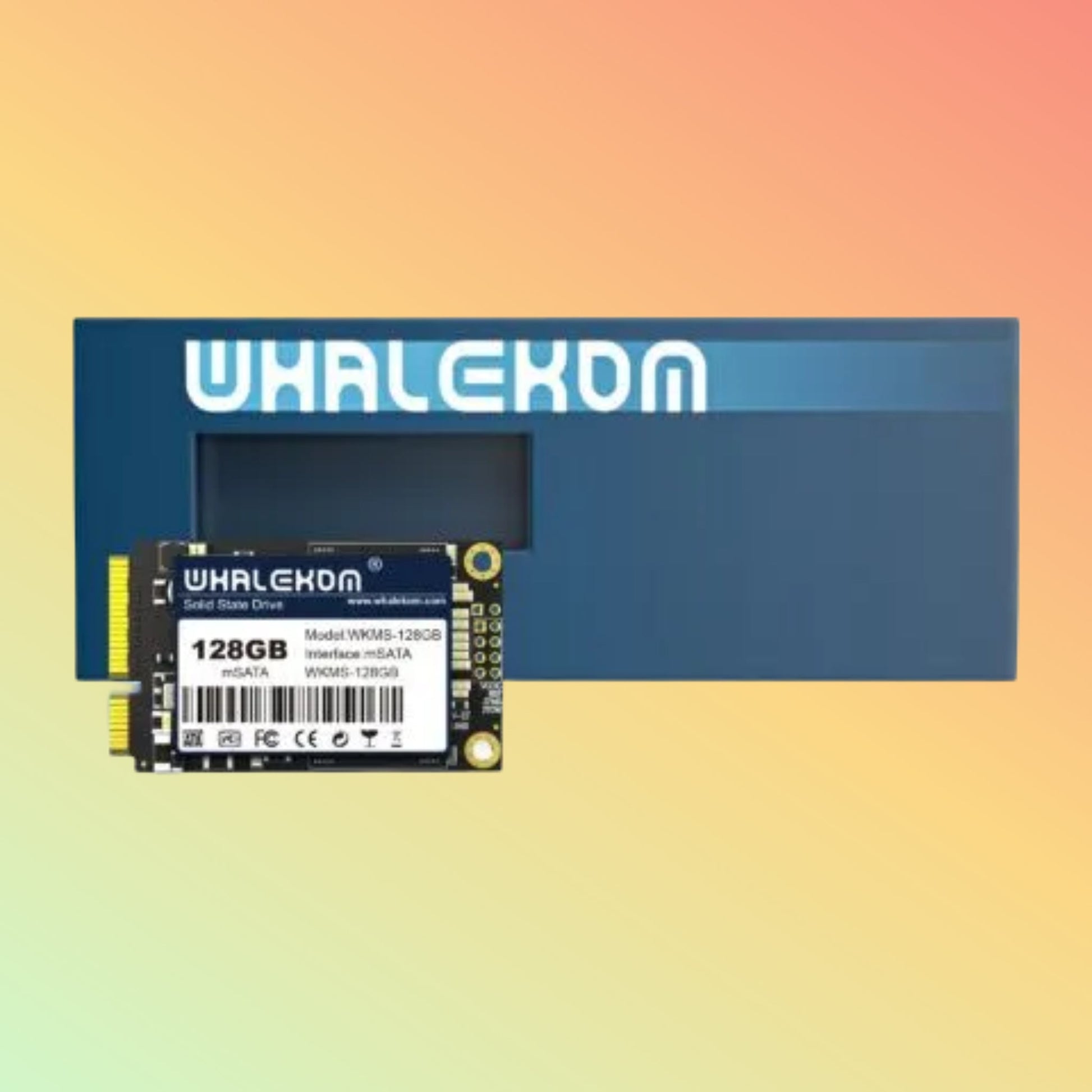 WHALEKOM WKMS-128 MSATA SSD – 128GB Solid State Drive