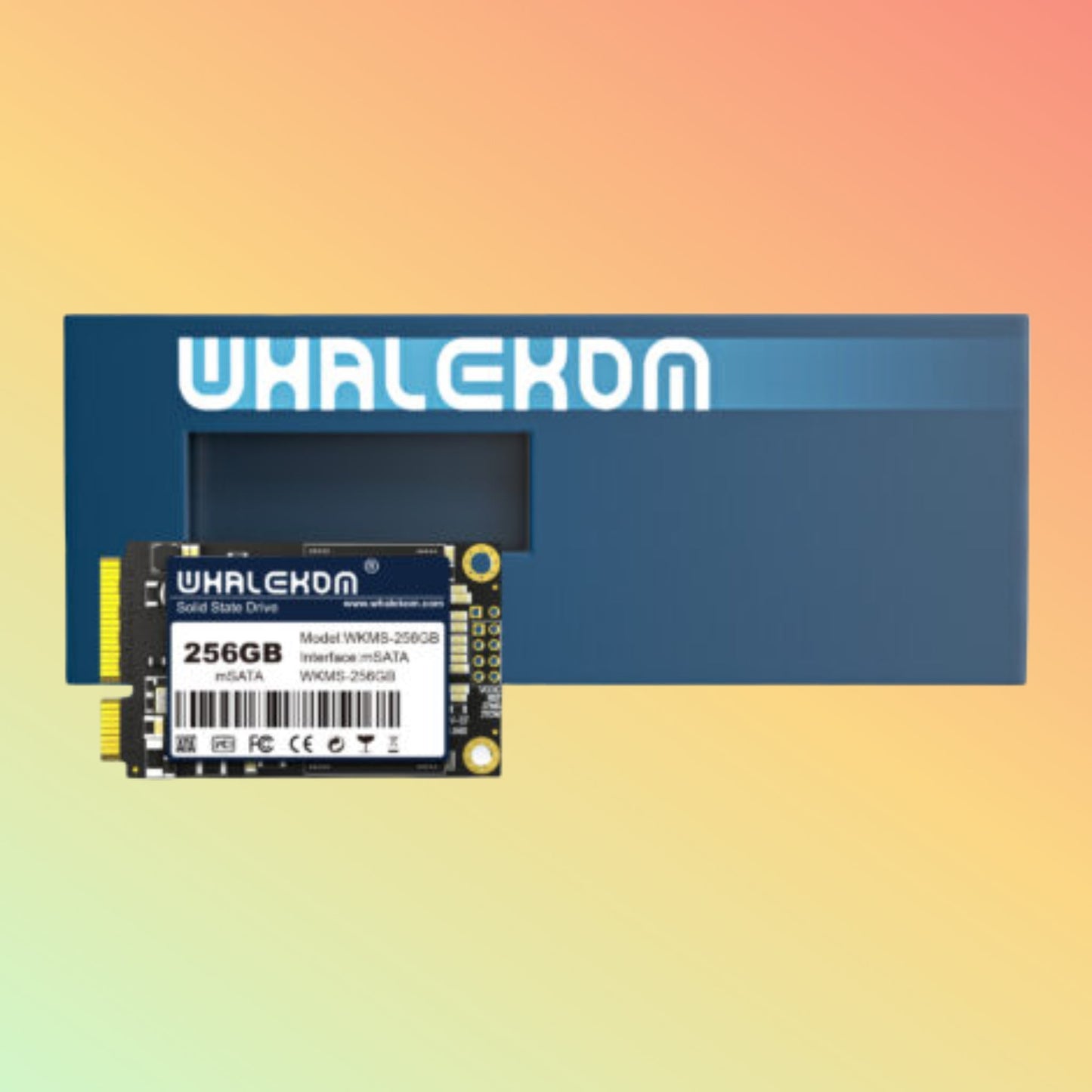WHALEKOM WKMS-256 MSATA SSD – 256GB Solid State Drive