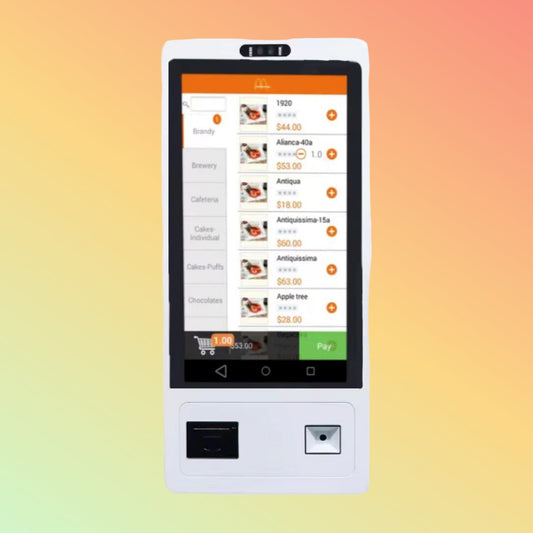 23.8" POS Holder Stand, Wall/Floor Mount Self-Service Kiosk