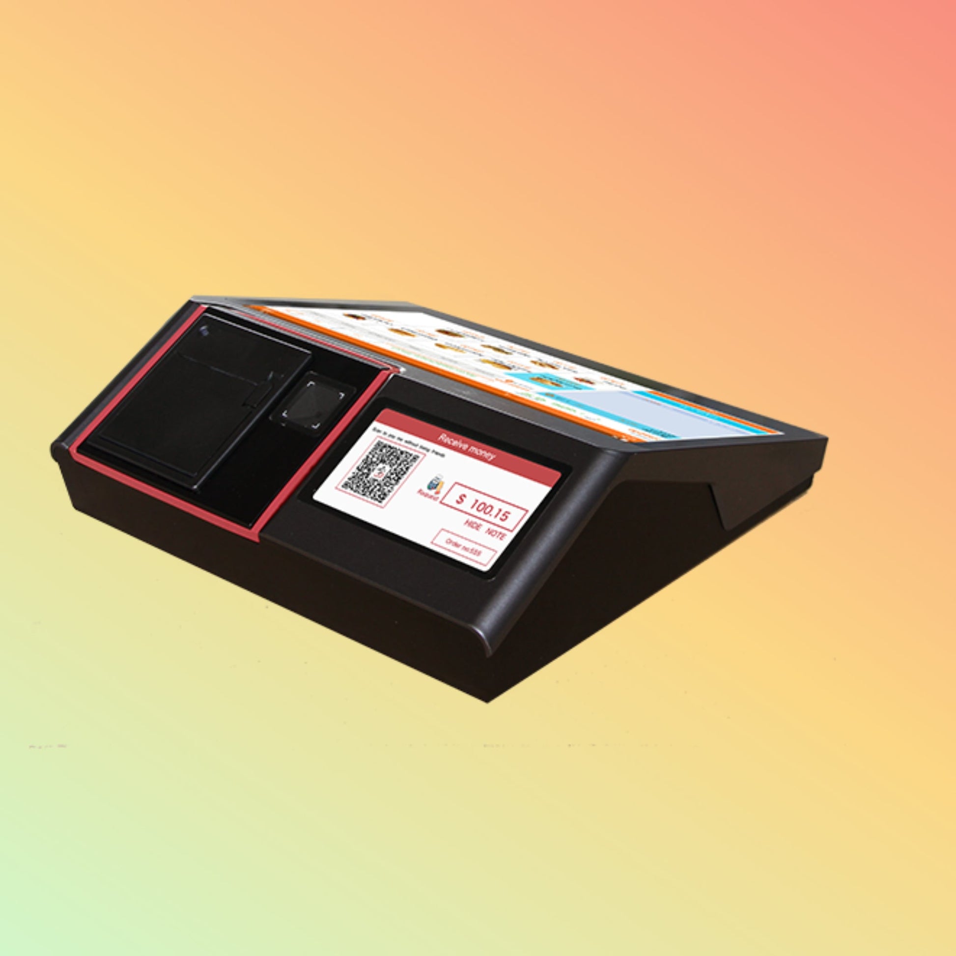 12.5" 1080P IPS Touch POS System, All-in-One w/ Printer & Software