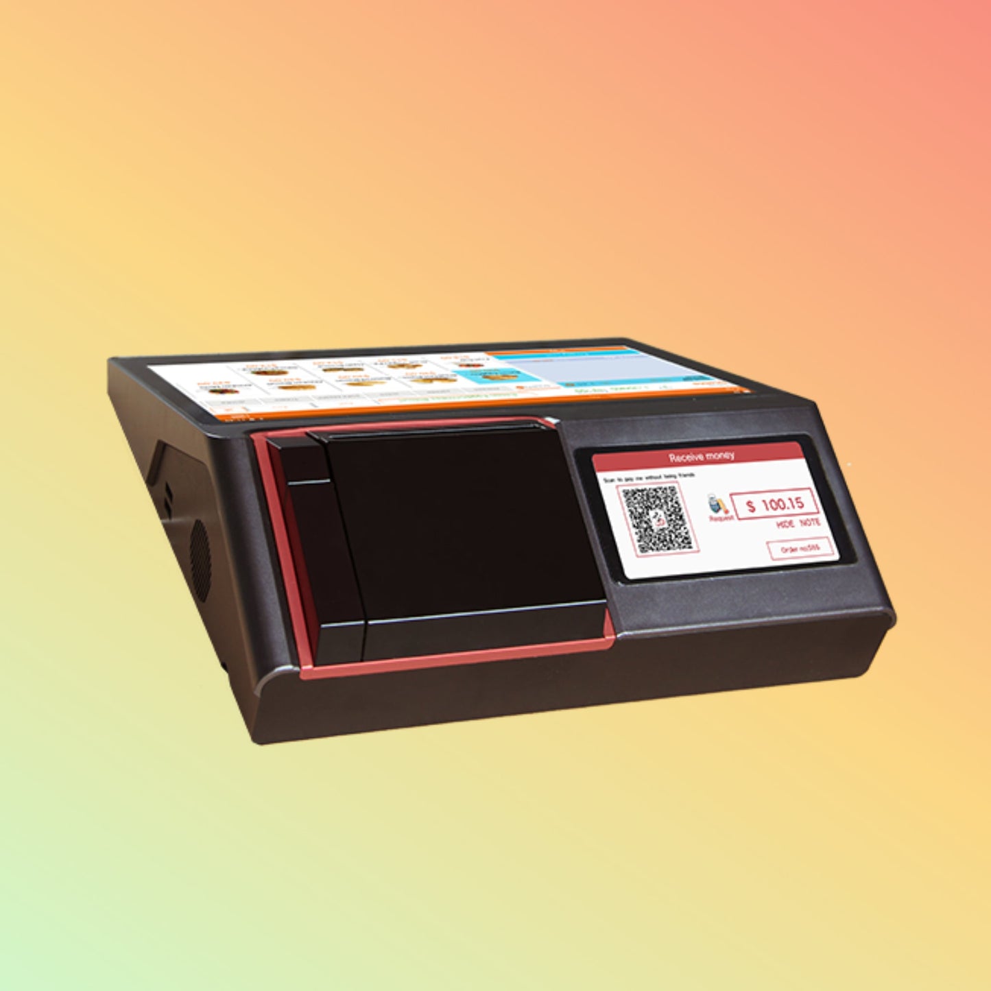 12.5" 1080P IPS Touch POS System, All-in-One w/ Printer & Software