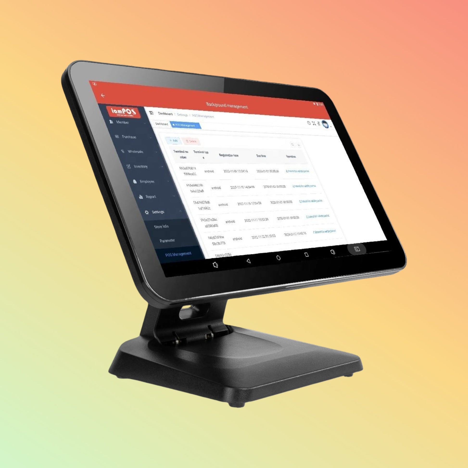 15.6" 1080P Touch POS System, Thermal Printer, Retail/Restaurant