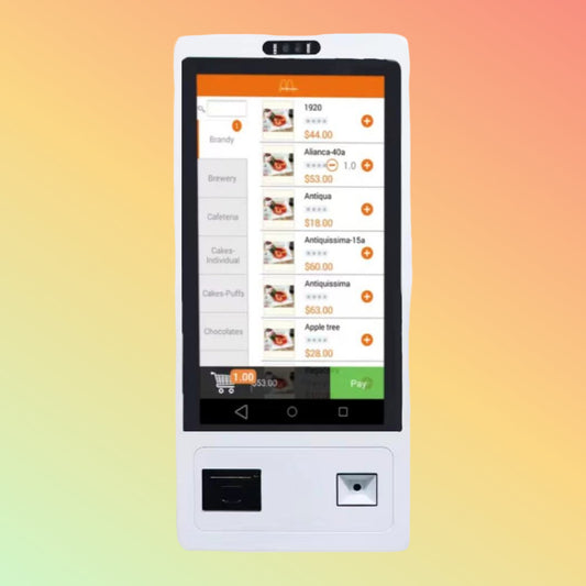 24" Touch Bill Payment Kiosk, Built-in Printer & 2D Scanner, Win/Andr