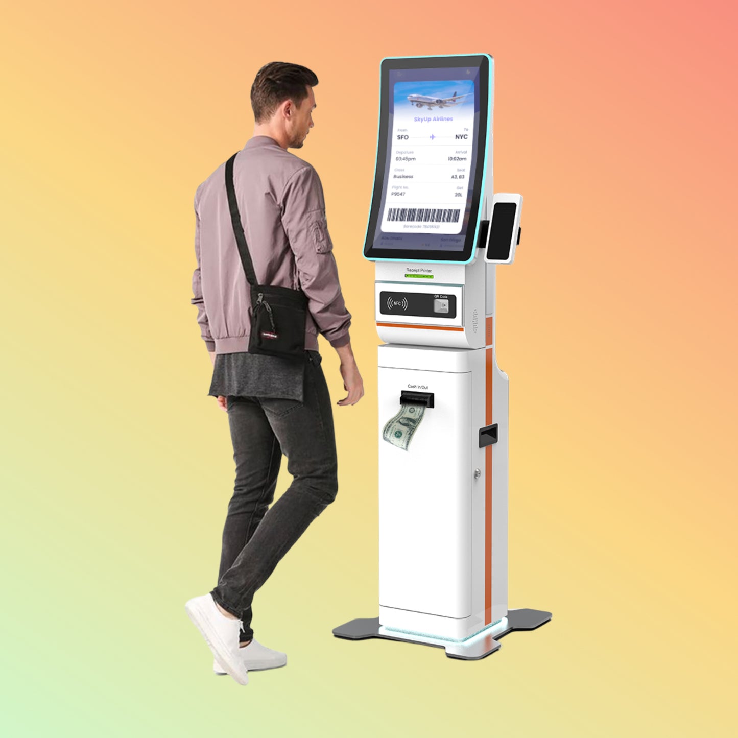 Queue Management Kiosk UAE | Digital Token & Self-Service Queue Systems